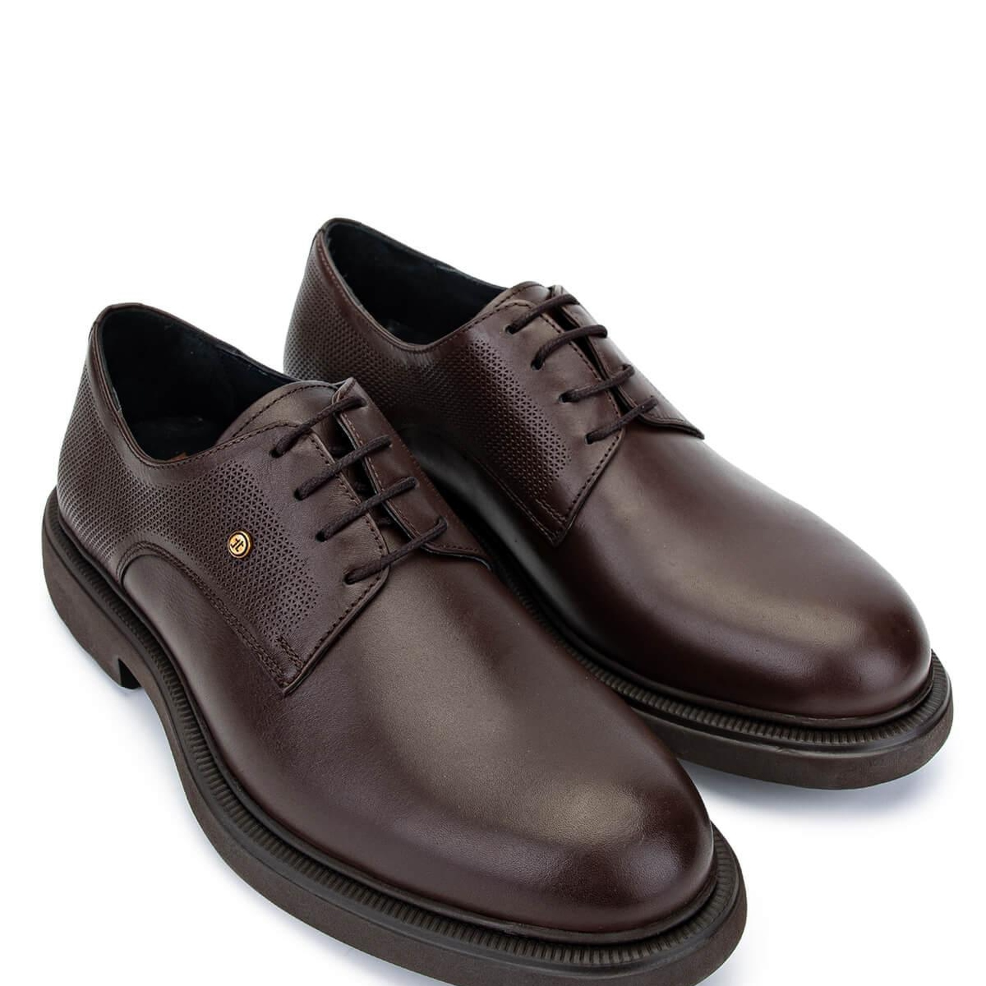 Tamer Tanca Erkek Hakiki Deri Kahverengi Klasik Ayakkabı