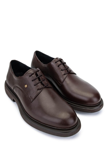  Tamer Tanca Erkek Hakiki Deri Kahverengi Klasik Ayakkabı