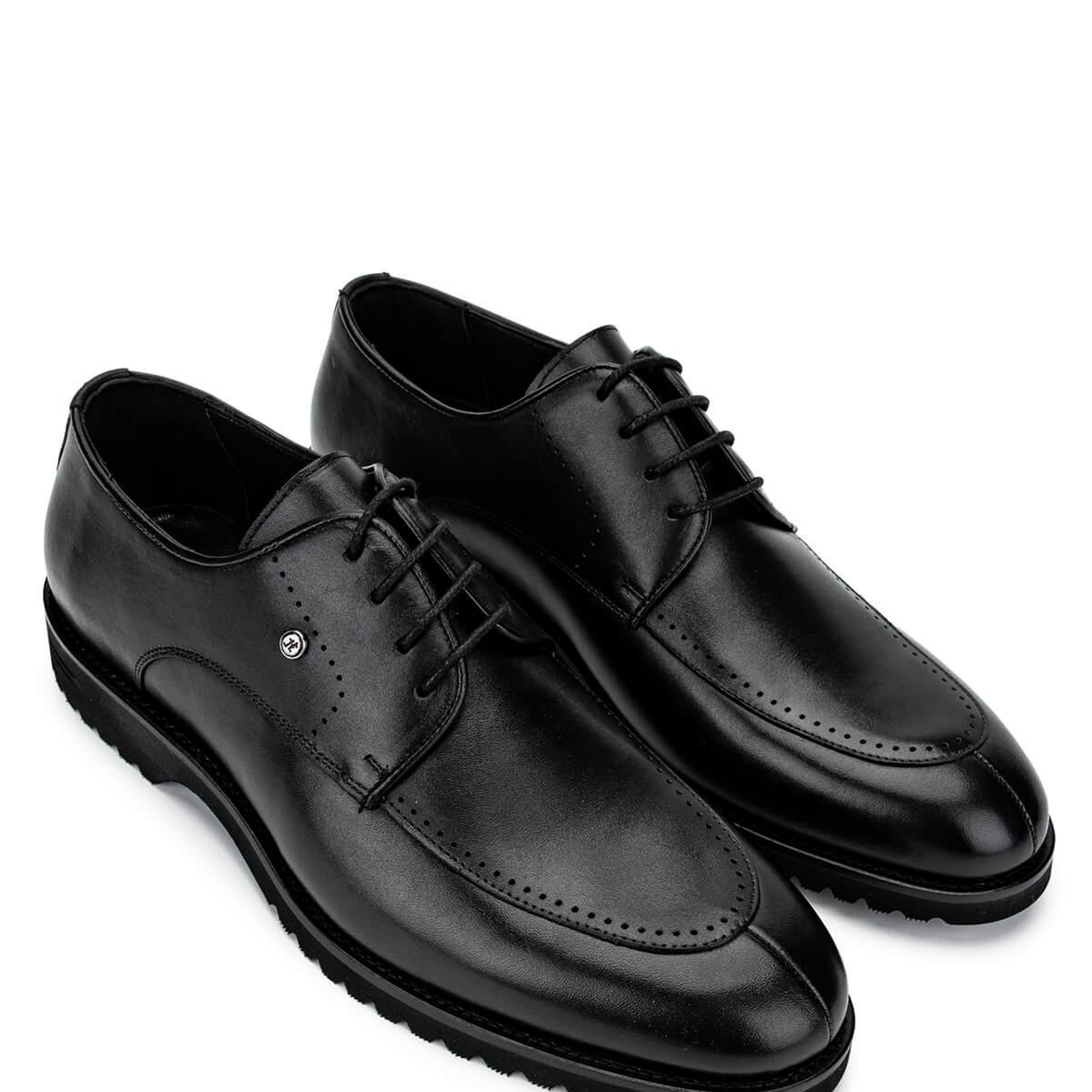 Tamer Tanca Erkek Hakiki Deri Siyah Klasik Ayakkabı