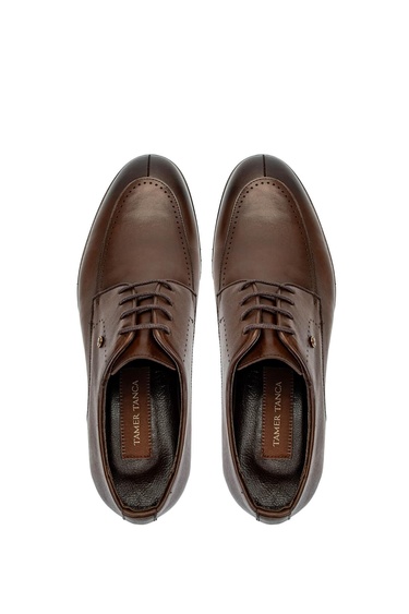  Tamer Tanca Erkek Hakiki Deri Kahverengi Klasik Ayakkabı