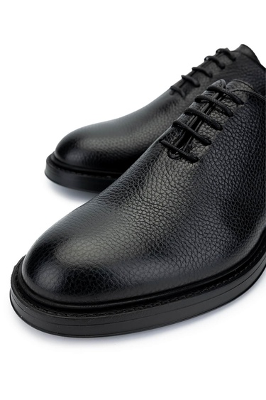  Tamer Tanca Erkek Hakiki Deri Siyah Floter Klasik Ayakkabı