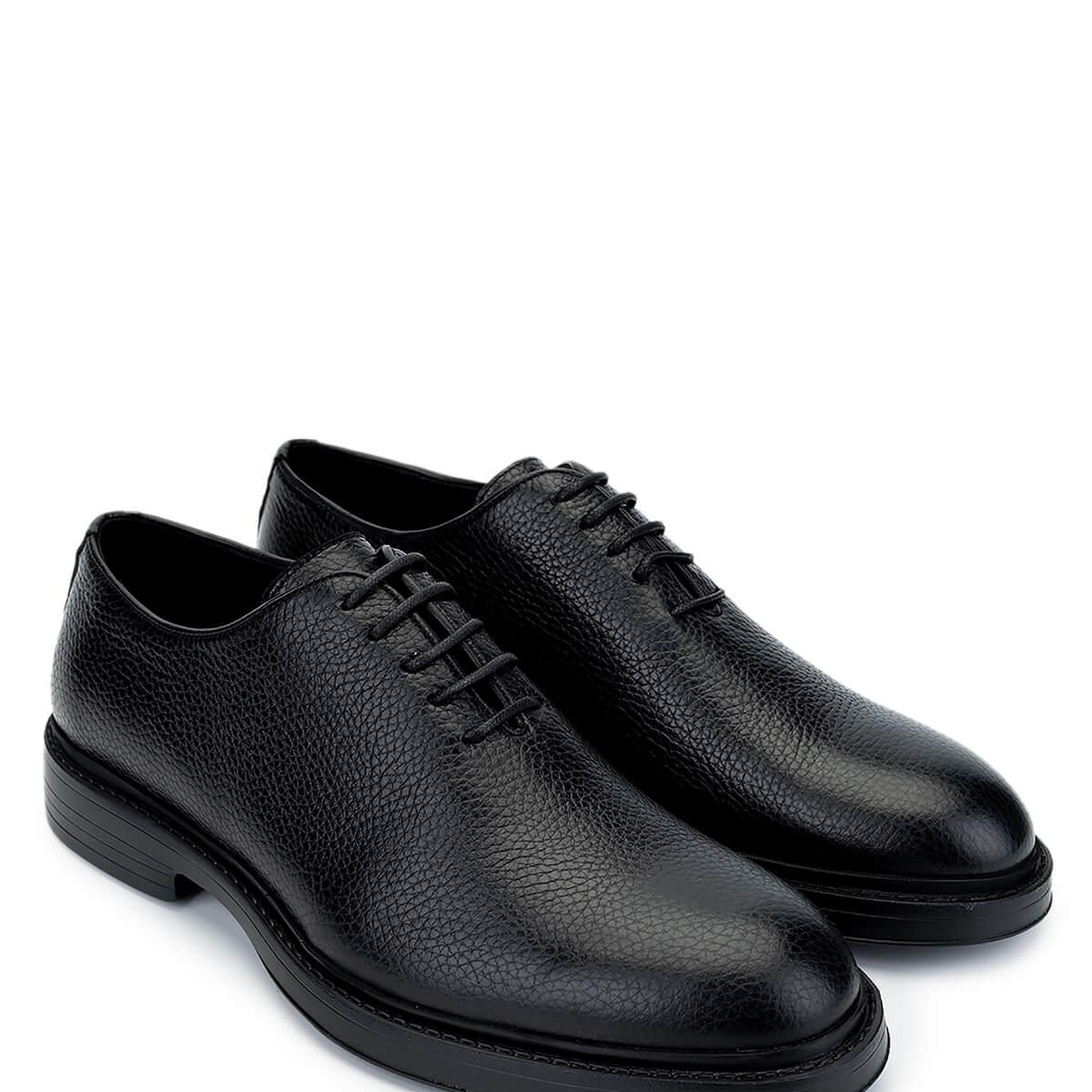 Tamer Tanca Erkek Hakiki Deri Siyah Floter Klasik Ayakkabı