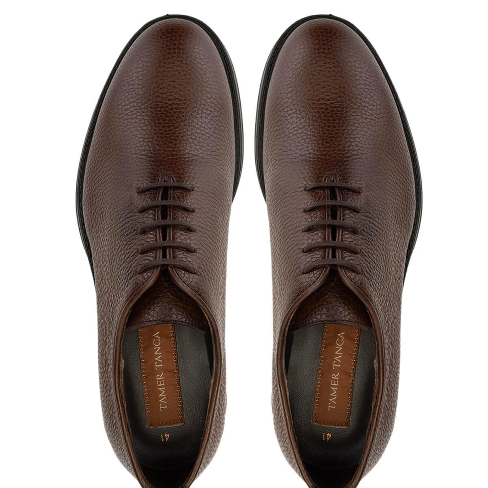 Tamer Tanca Erkek Hakiki Deri Taba Klasik Ayakkabı