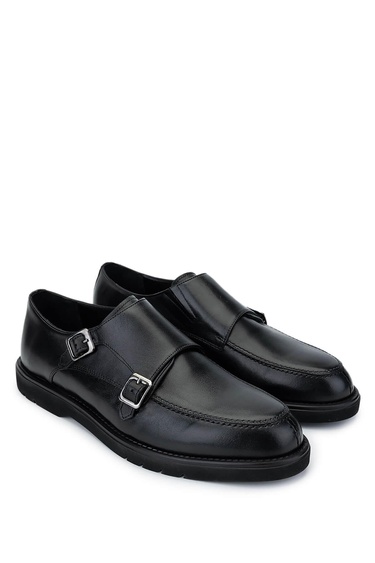  Tamer Tanca Erkek Hakiki Deri Siyah Klasik Ayakkabı