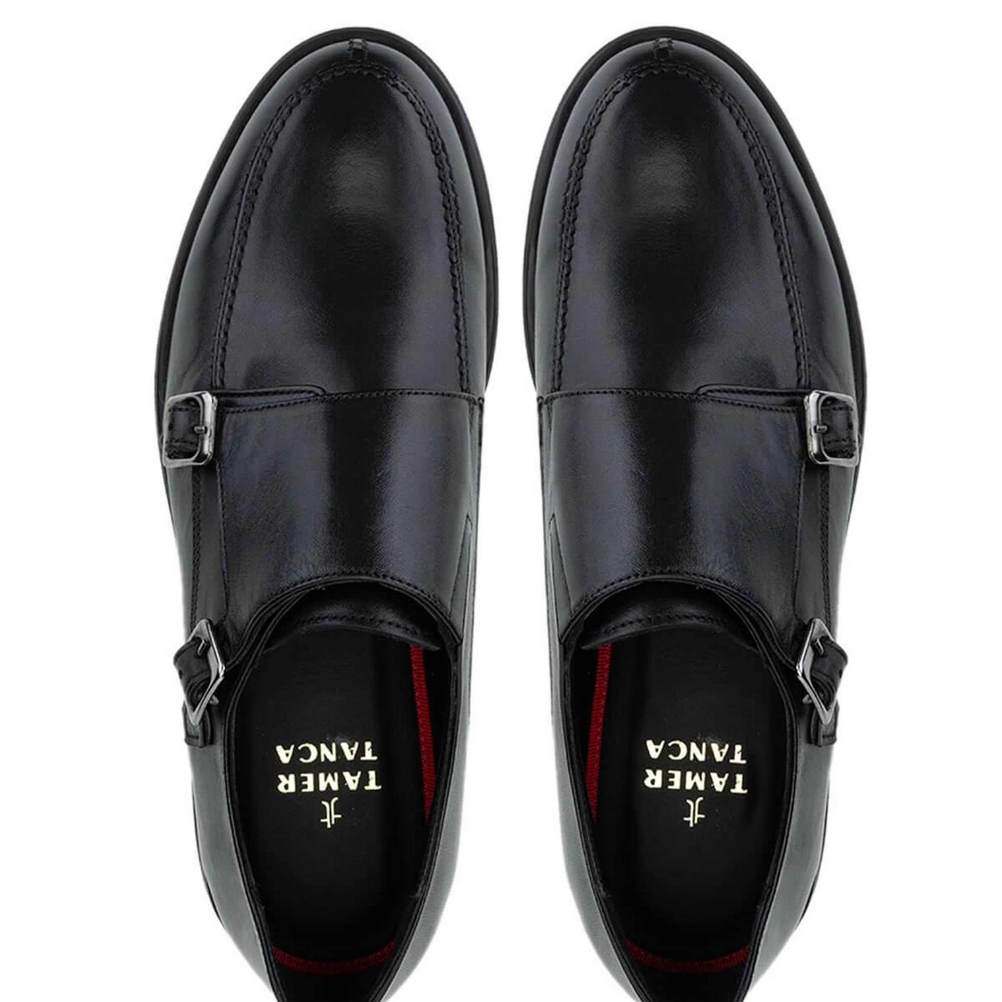 Tamer Tanca Erkek Hakiki Deri Siyah Klasik Ayakkabı