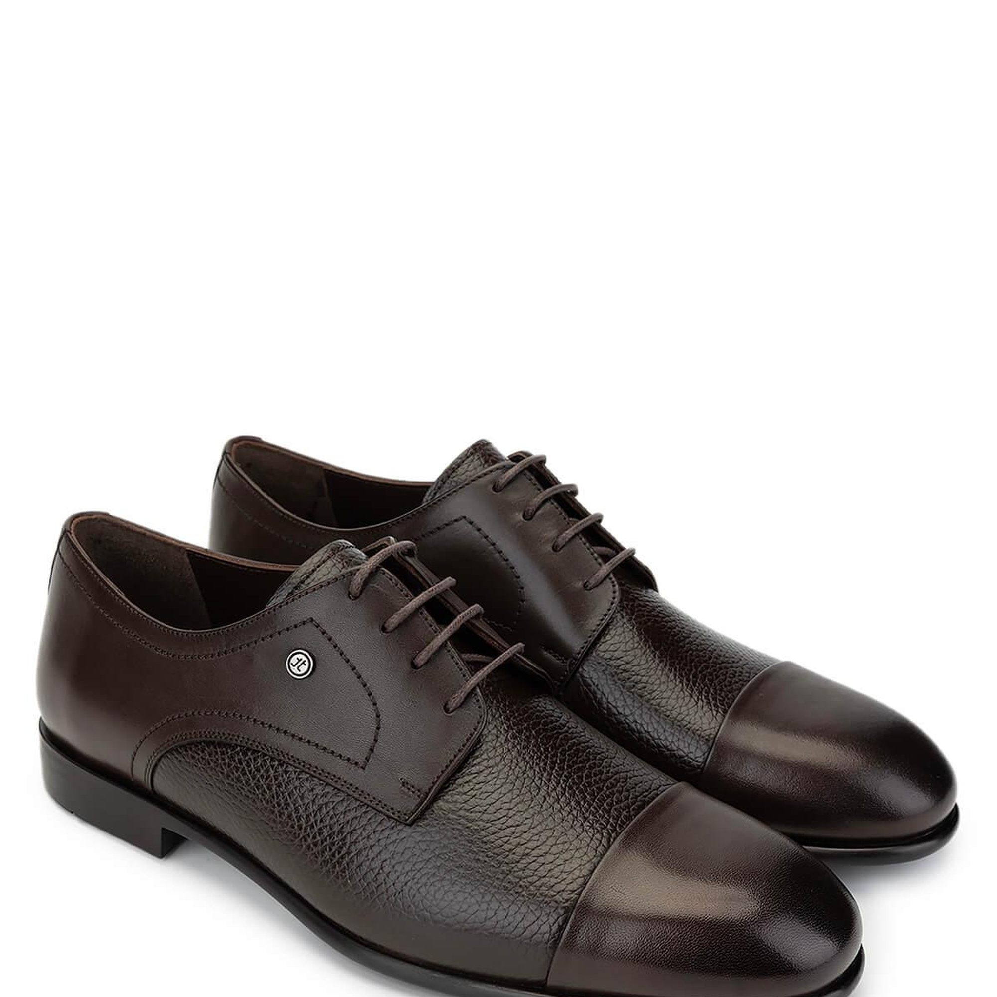 Tamer Tanca Erkek Hakiki Deri Kahverengi Klasik Ayakkabı