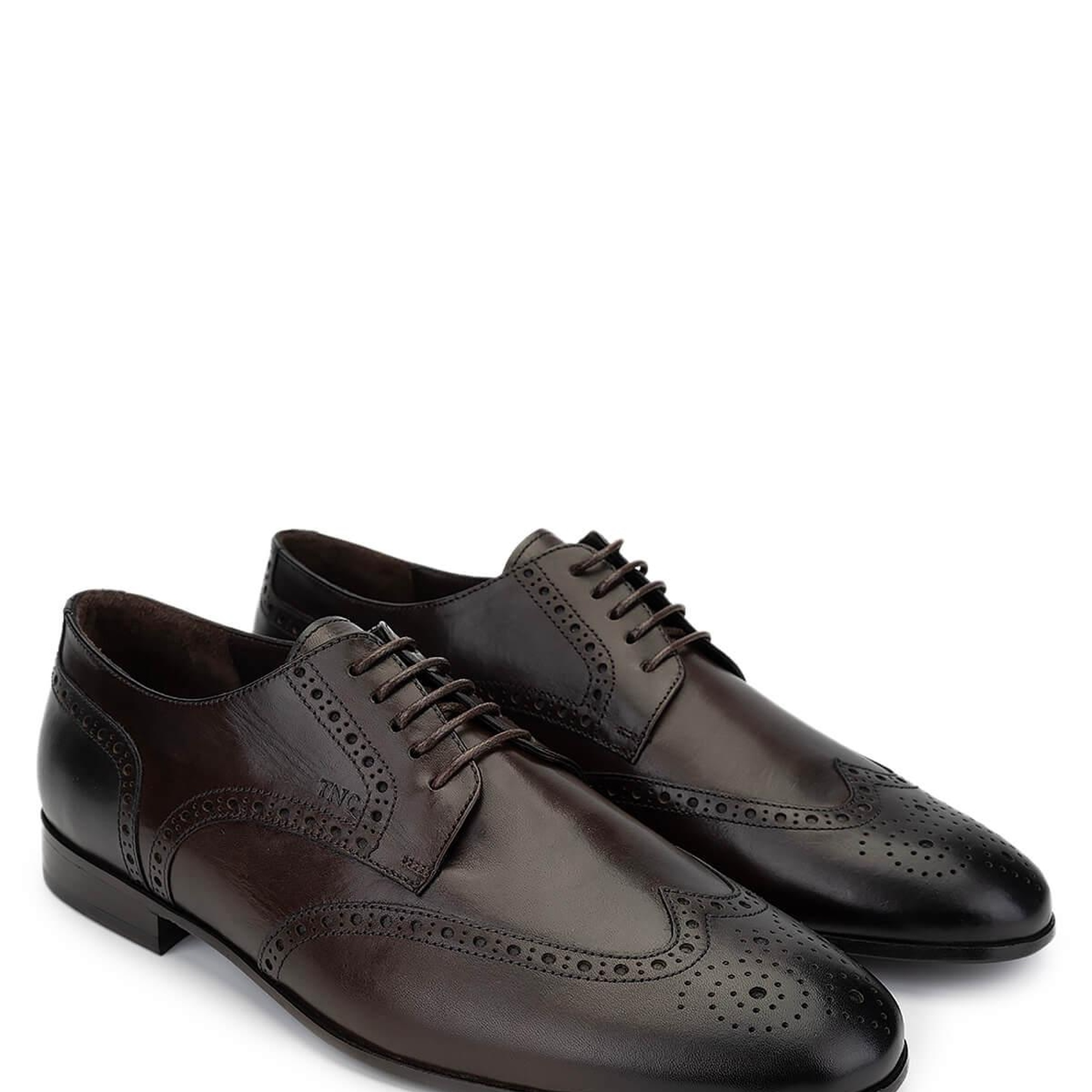 Tamer Tanca Erkek Hakiki Deri Kahverengi Klasik Ayakkabı