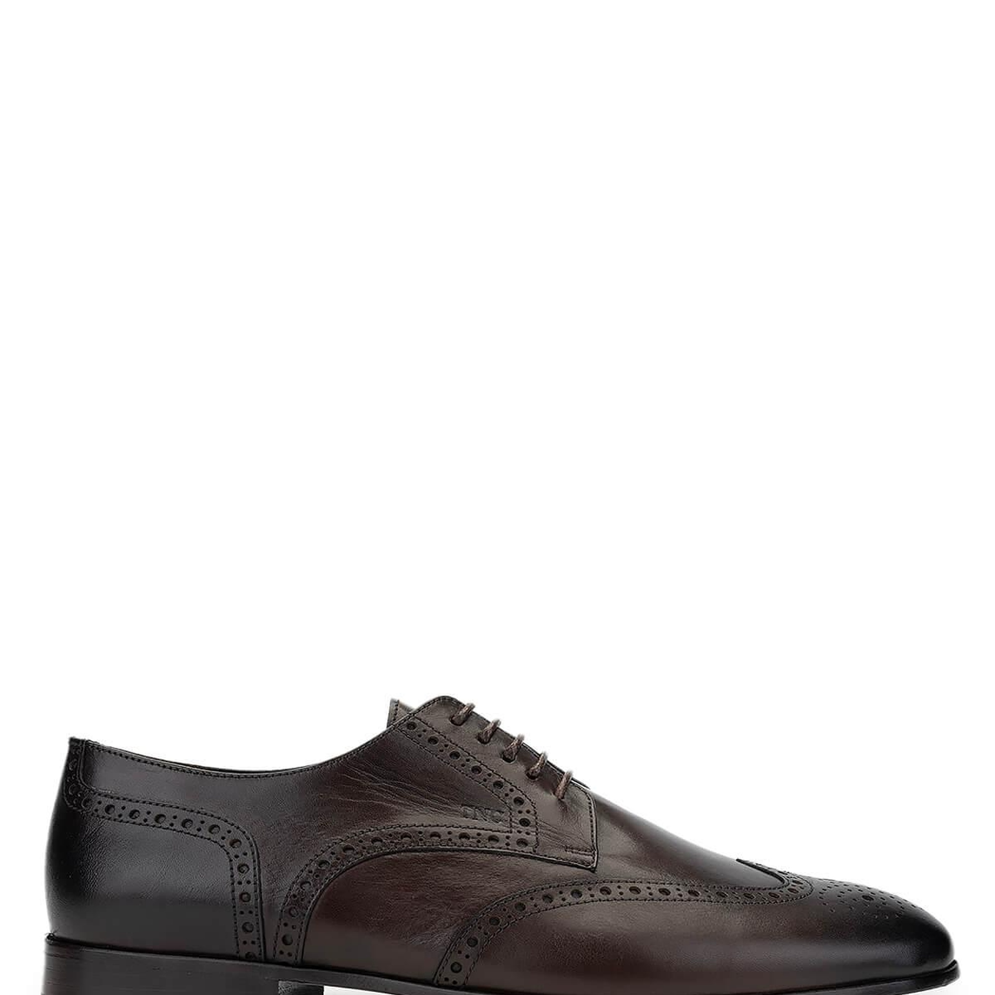 Tamer Tanca Erkek Hakiki Deri Kahverengi Klasik Ayakkabı