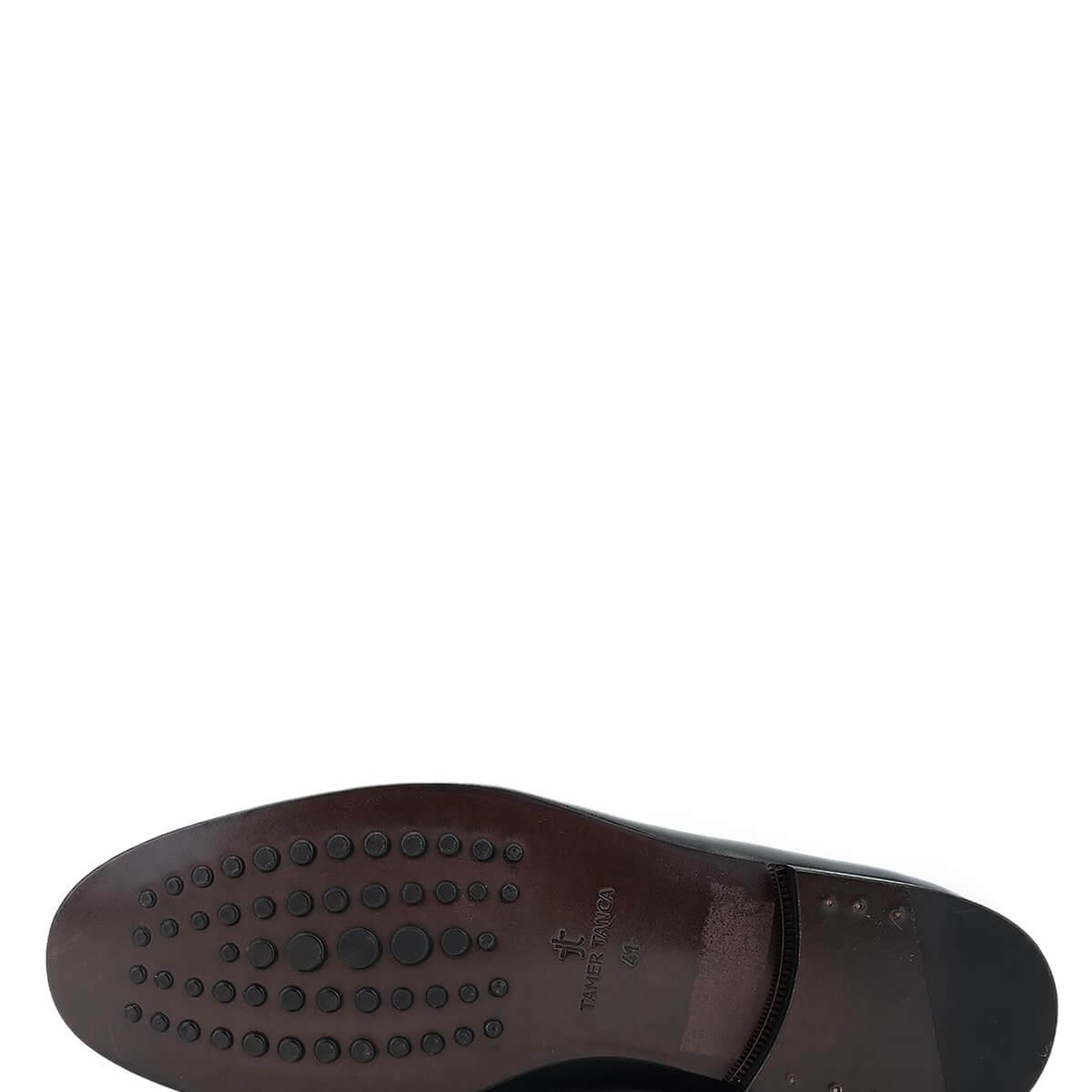 Tamer Tanca Erkek Hakiki Deri Siyah Klasik Ayakkabı