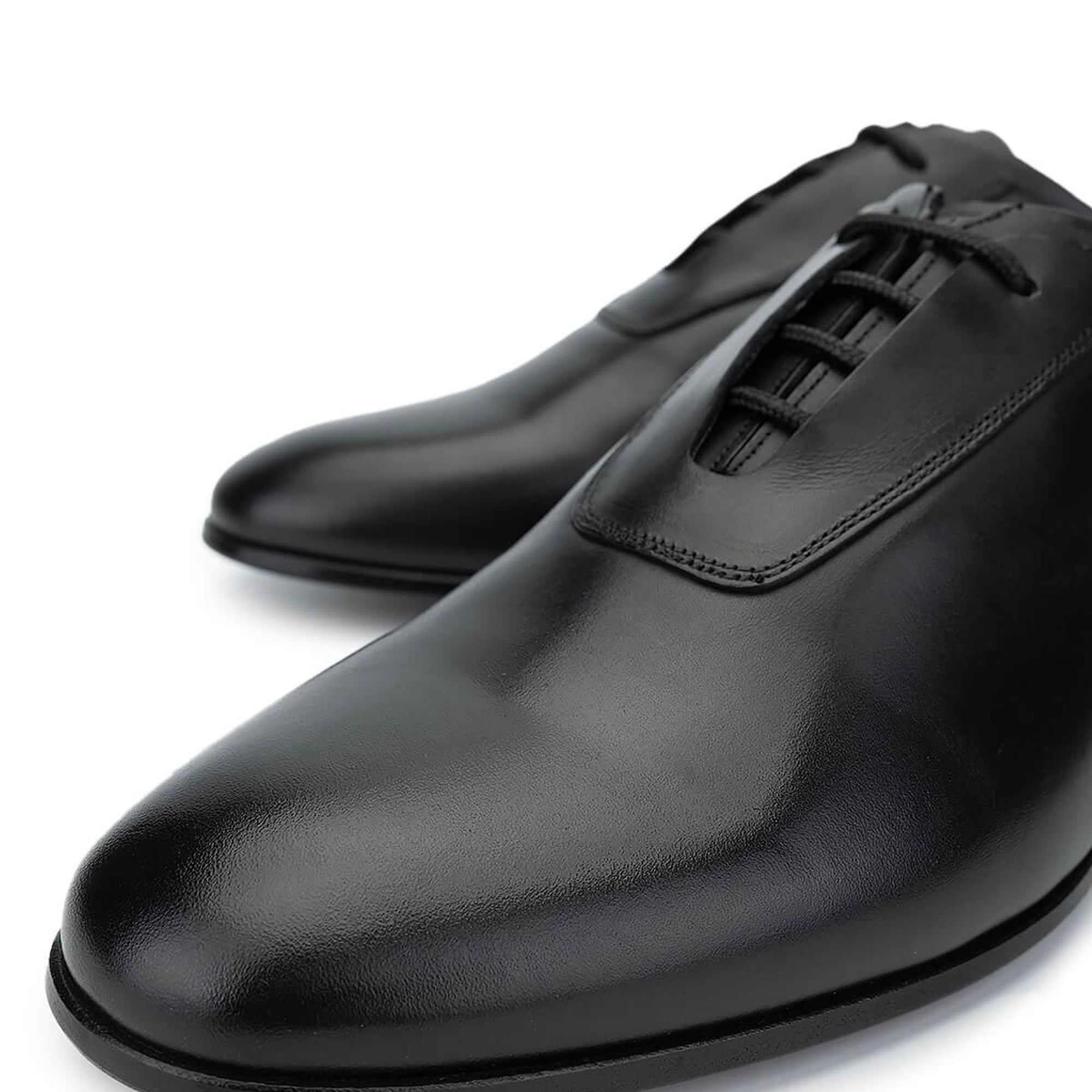 Tamer Tanca Erkek Hakiki Deri Siyah Klasik Ayakkabı