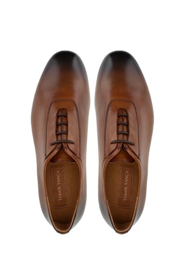  Tamer Tanca Erkek Hakiki Deri Taba Klasik Ayakkabı
