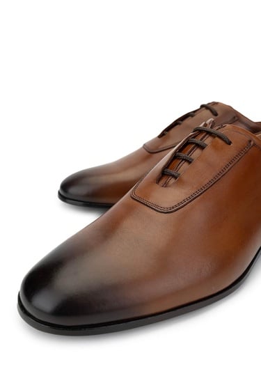  Tamer Tanca Erkek Hakiki Deri Taba Klasik Ayakkabı