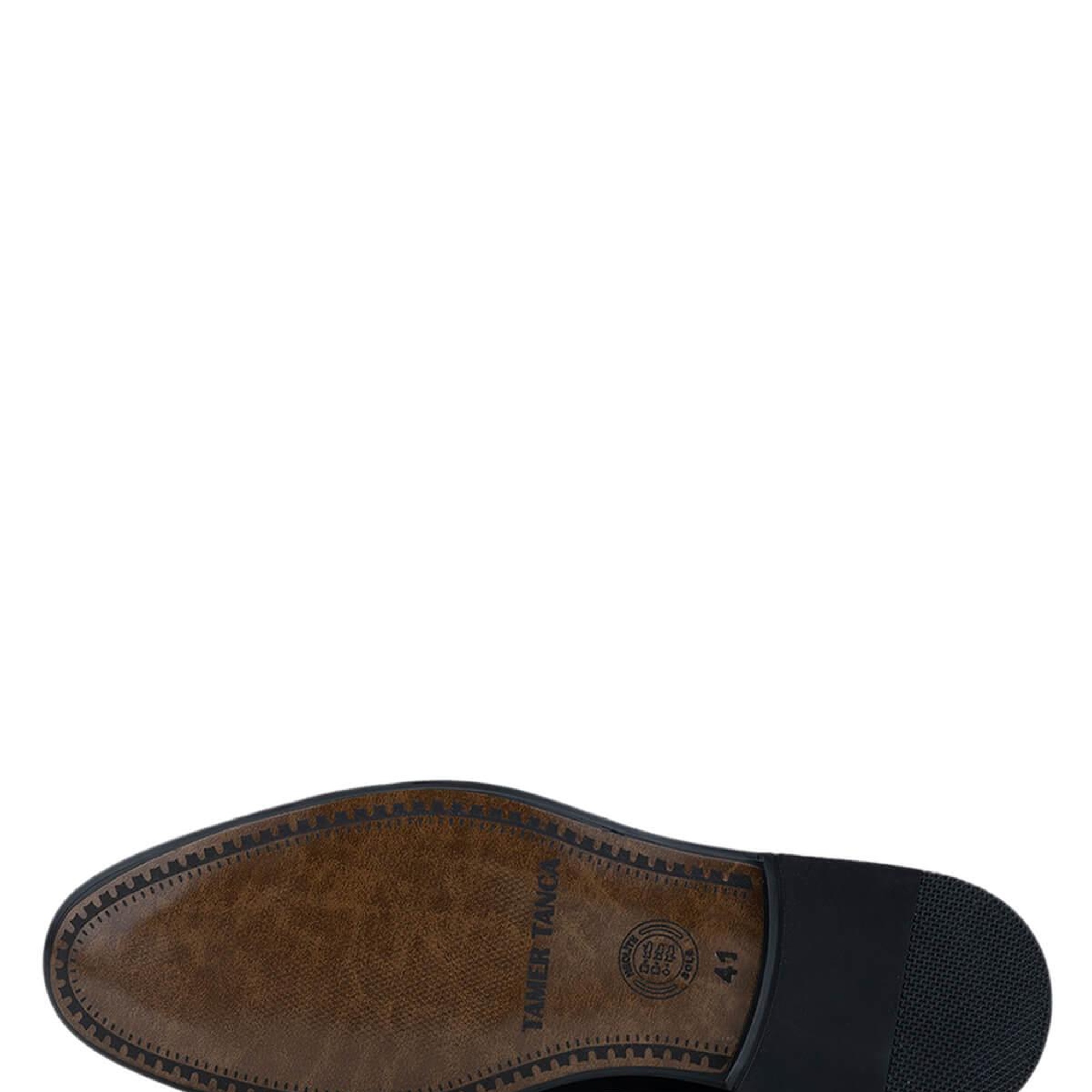 Tamer Tanca Erkek Hakiki Deri Siyah Klasik Ayakkabı