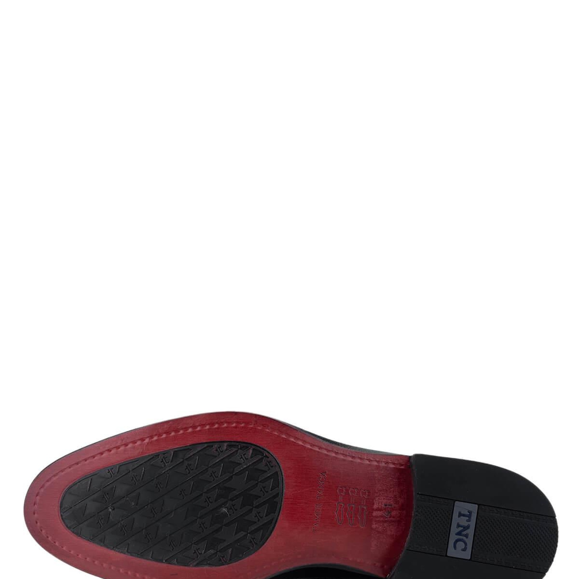 Tamer Tanca Erkek Hakiki Deri Siyah Rugan Klasik Ayakkabı