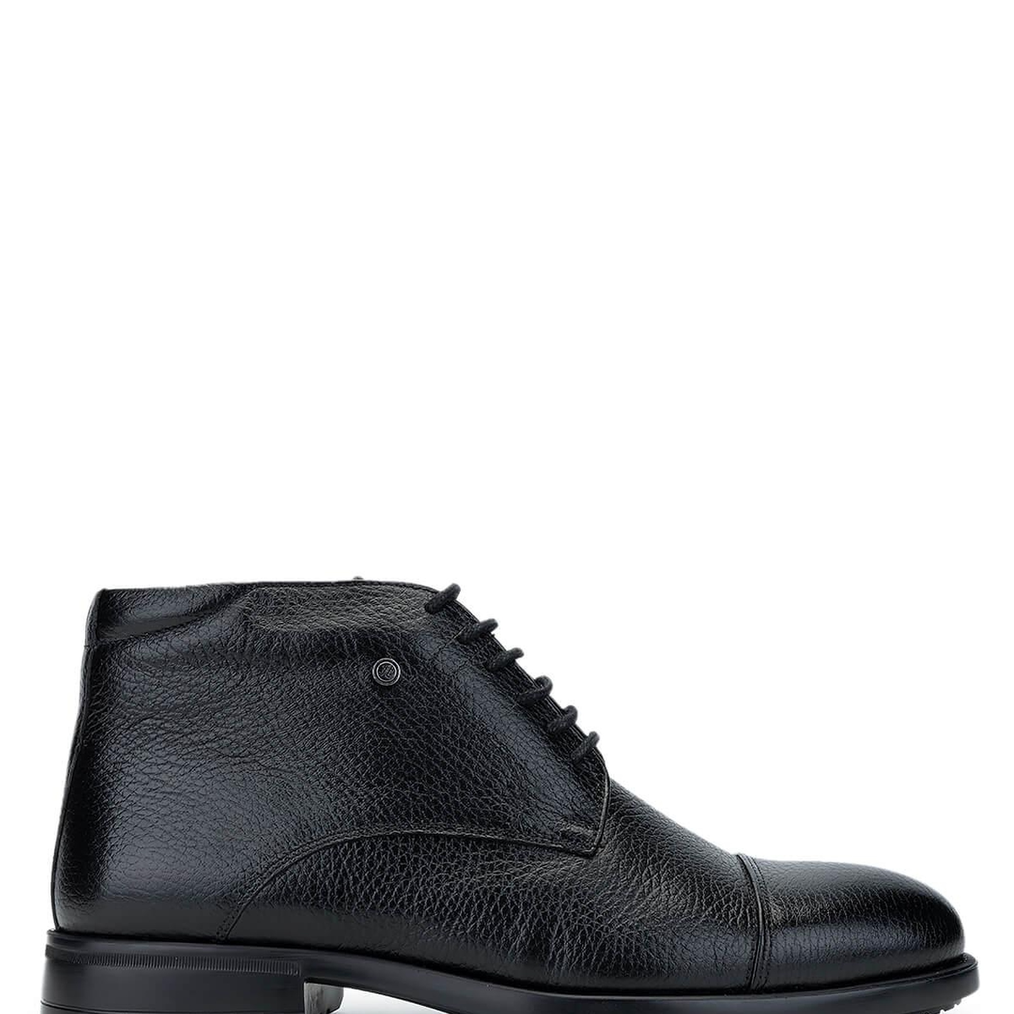 Tamer Tanca Erkek Hakiki Deri Siyah Deri Klasik Bot