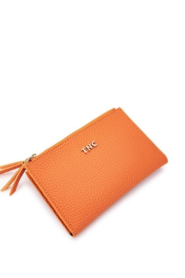  Tamer Tanca Kadın Vegan Turuncu Cüzdan Cuzdan