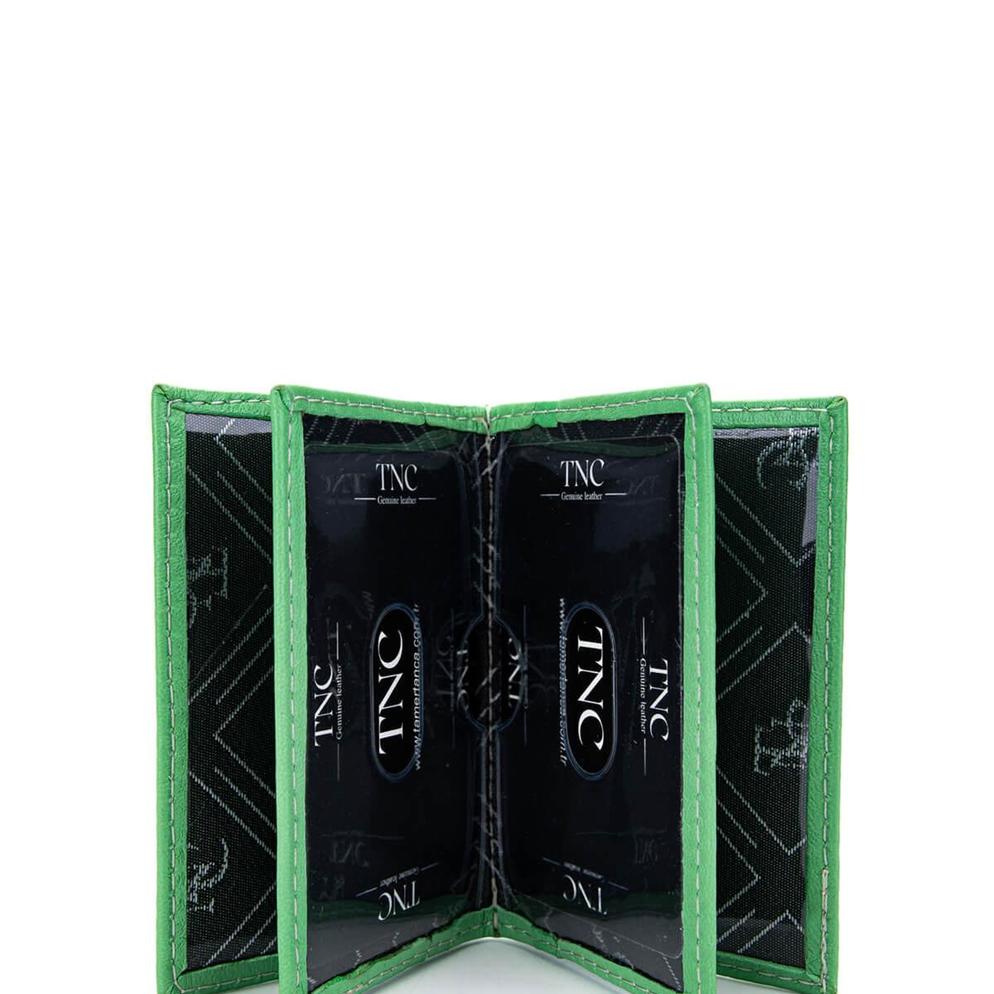 Tamer Tanca Unisex Hakiki Deri Yeşil Kartlık