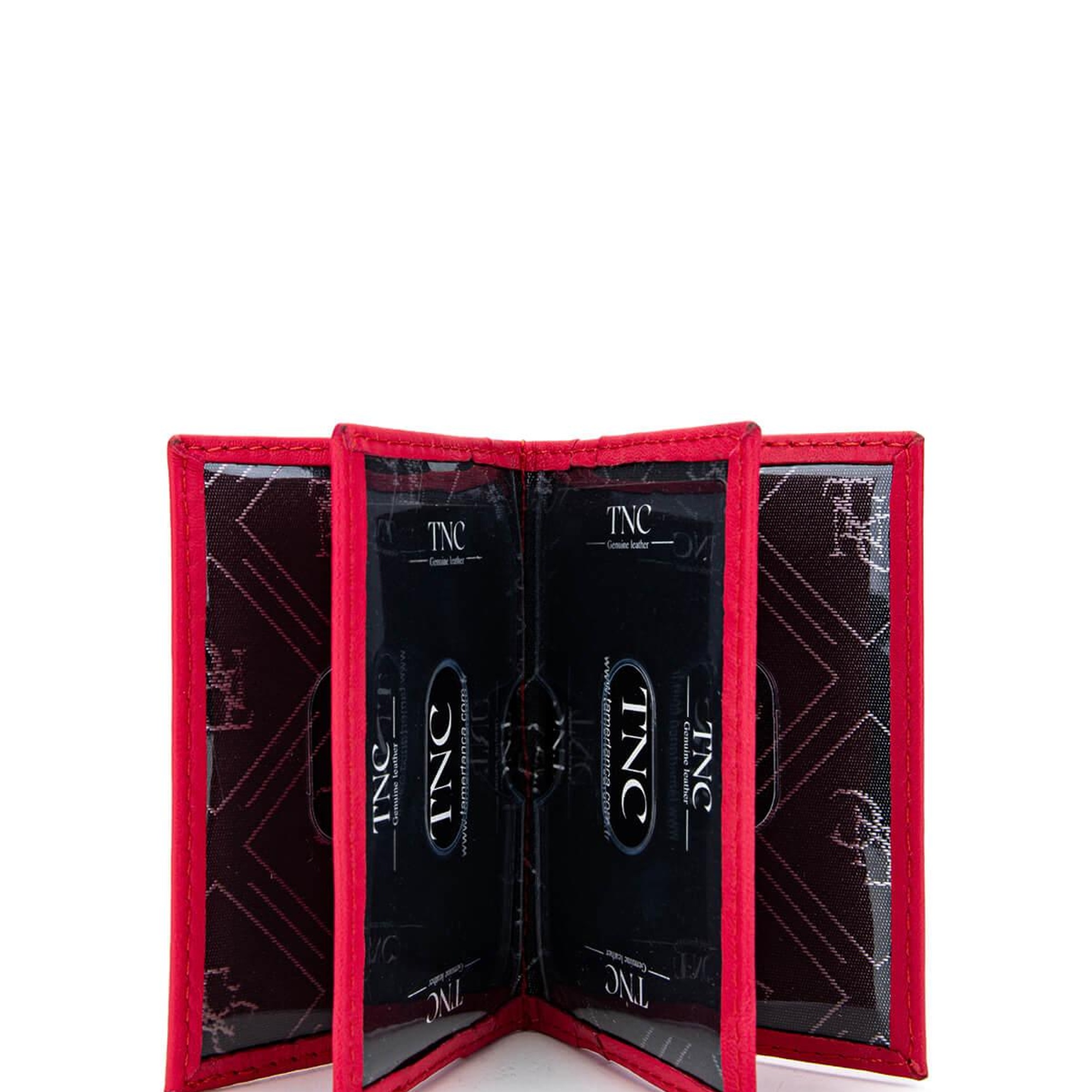 Tamer Tanca Unisex Hakiki Deri Fuşya Kartlık