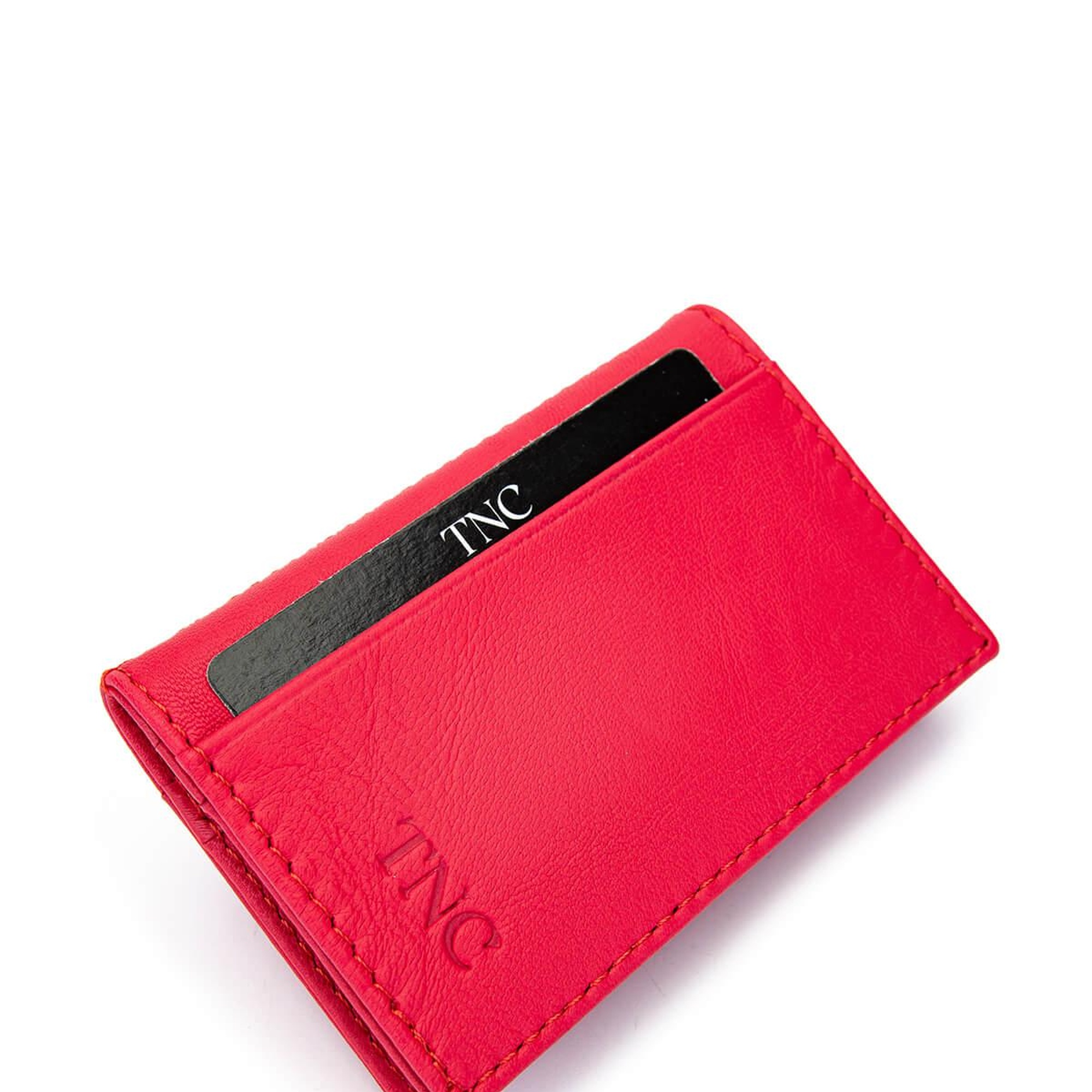 Tamer Tanca Unisex Hakiki Deri Fuşya Kartlık