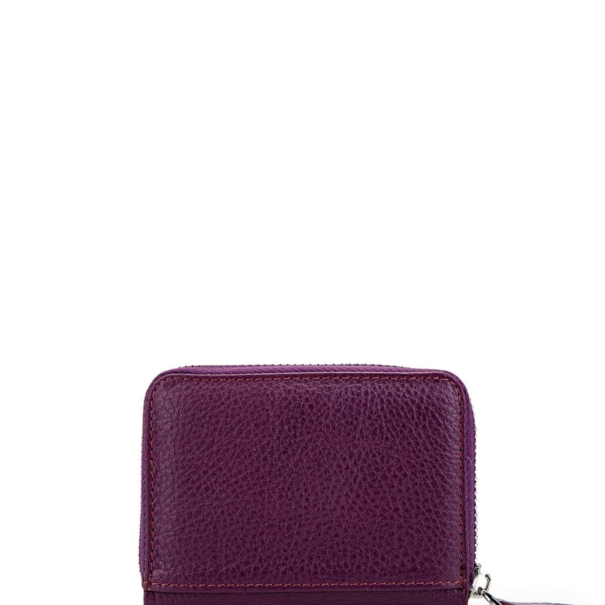 Tamer Tanca Unisex Hakiki Deri Mor Kartlık