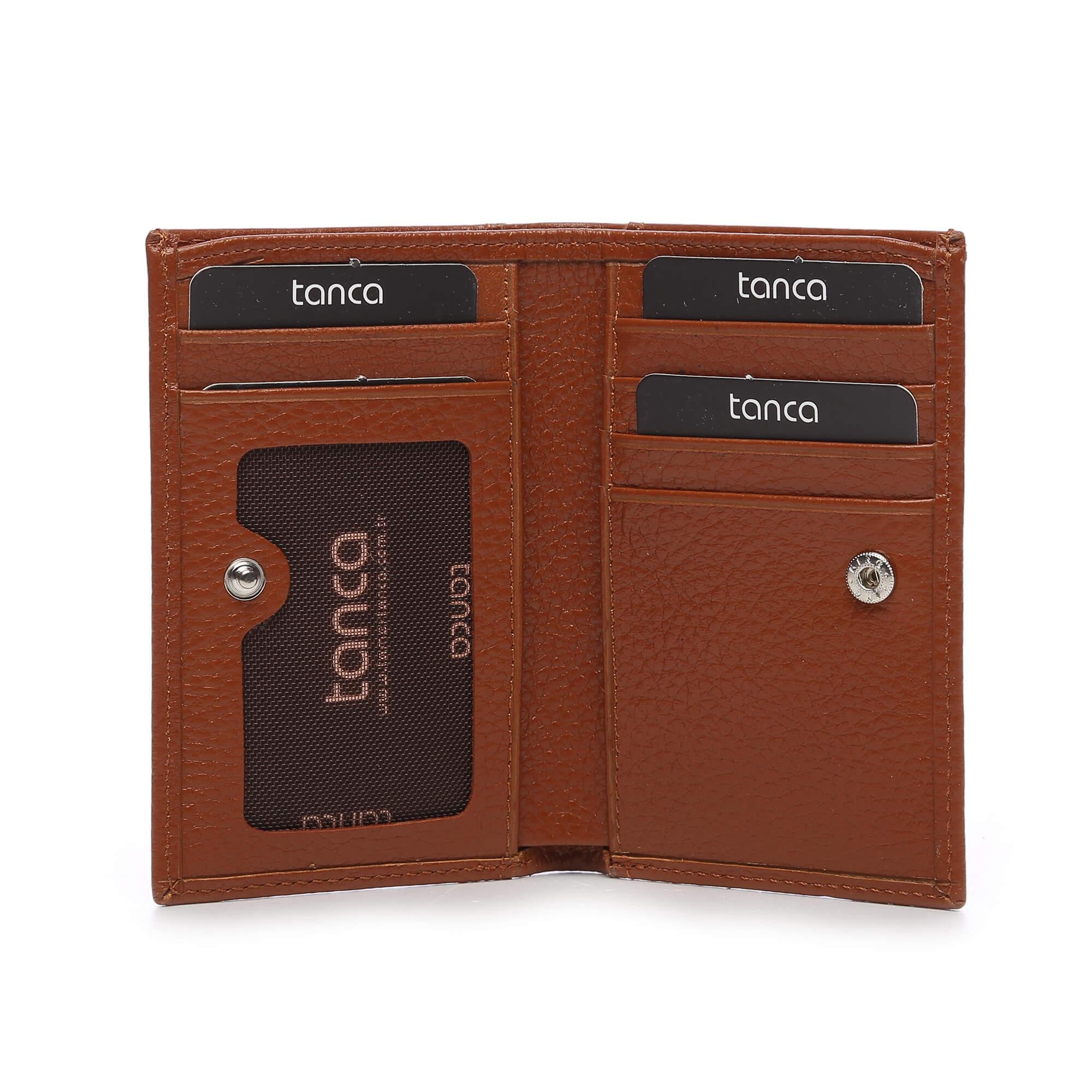 Tamer Tanca Erkek Hakiki Deri Taba Floter Kartlık