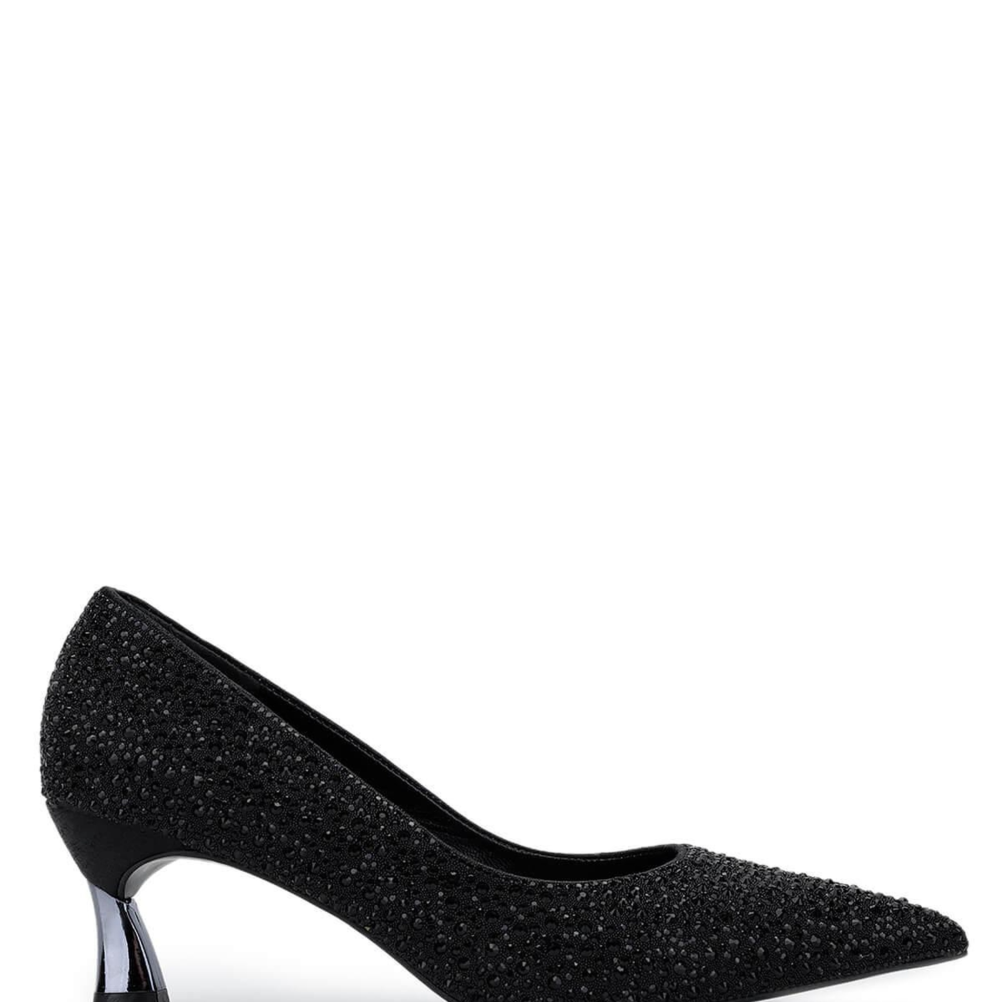 Tamer Tanca Kadın Vegan Siyah Topuklu Ayakkabı