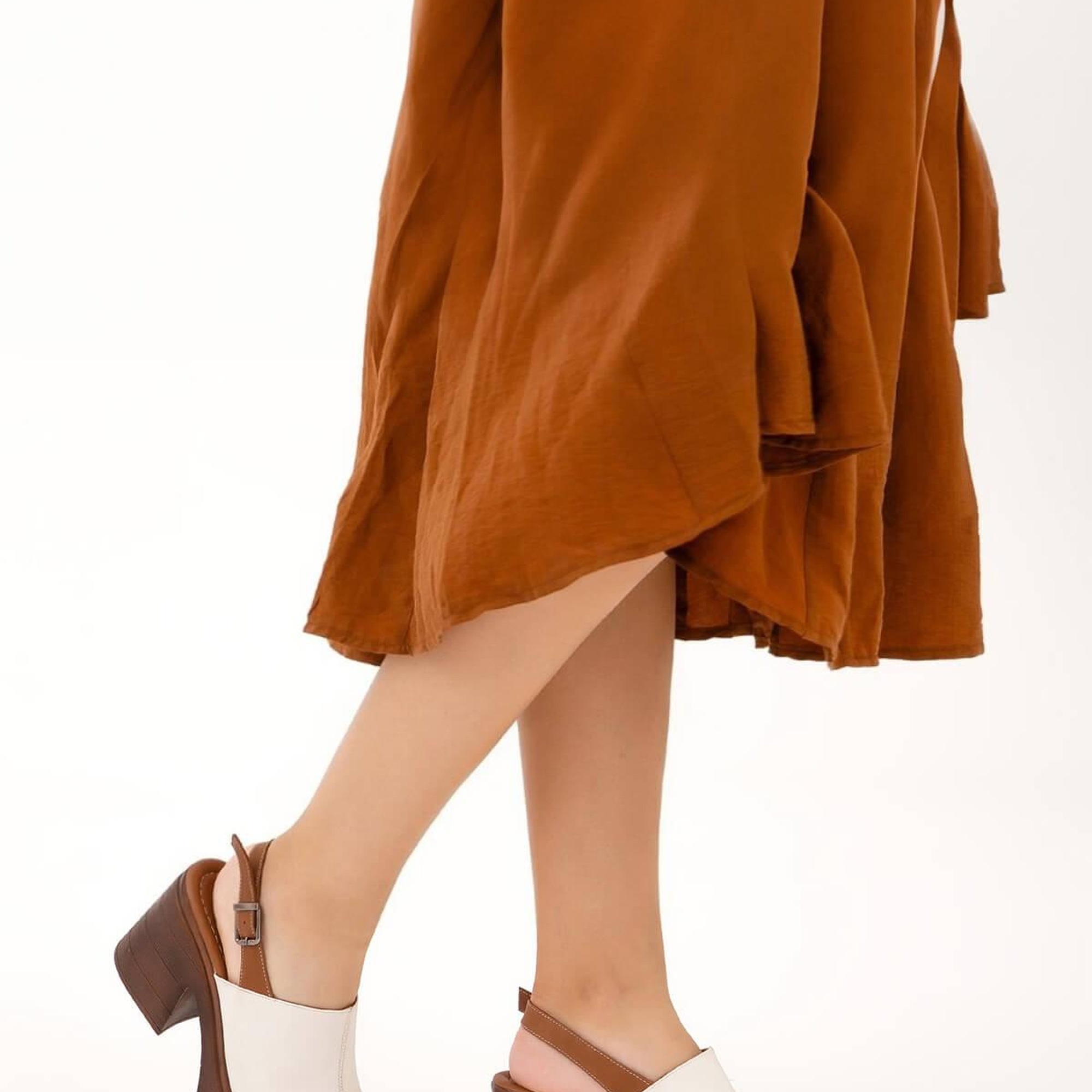 Tamer Tanca Kadın Hakiki Deri Beyaz Topuklu Sandalet