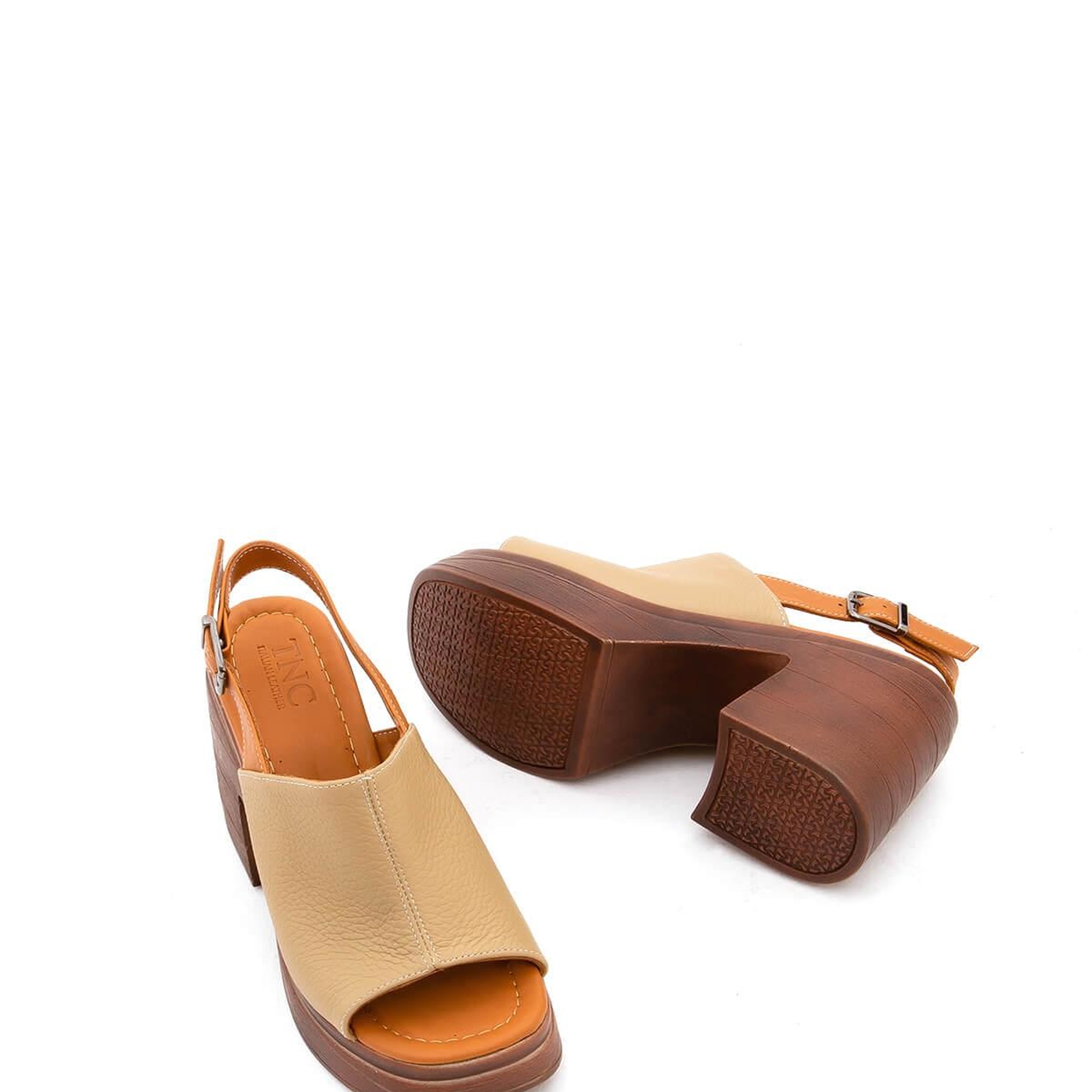 Tamer Tanca Kadın Hakiki Deri Vizon Topuklu Sandalet