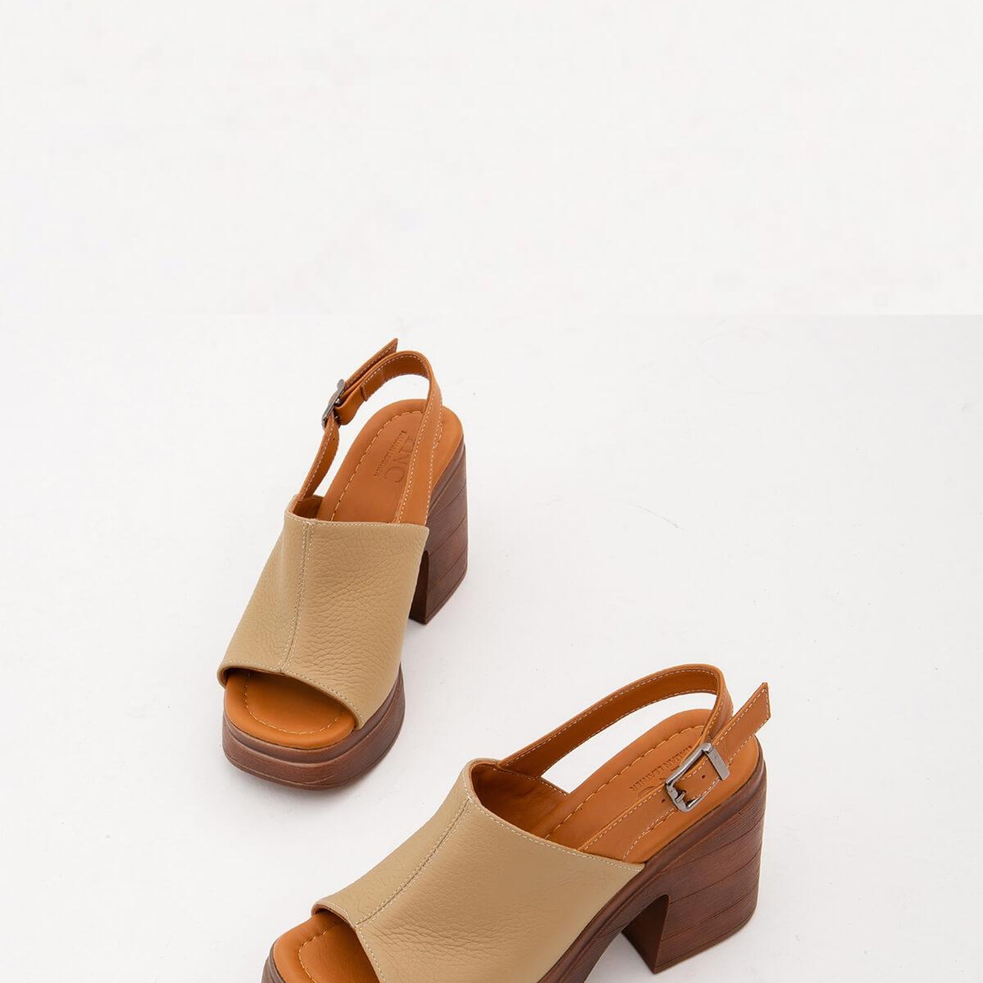 Tamer Tanca Kadın Hakiki Deri Vizon Topuklu Sandalet