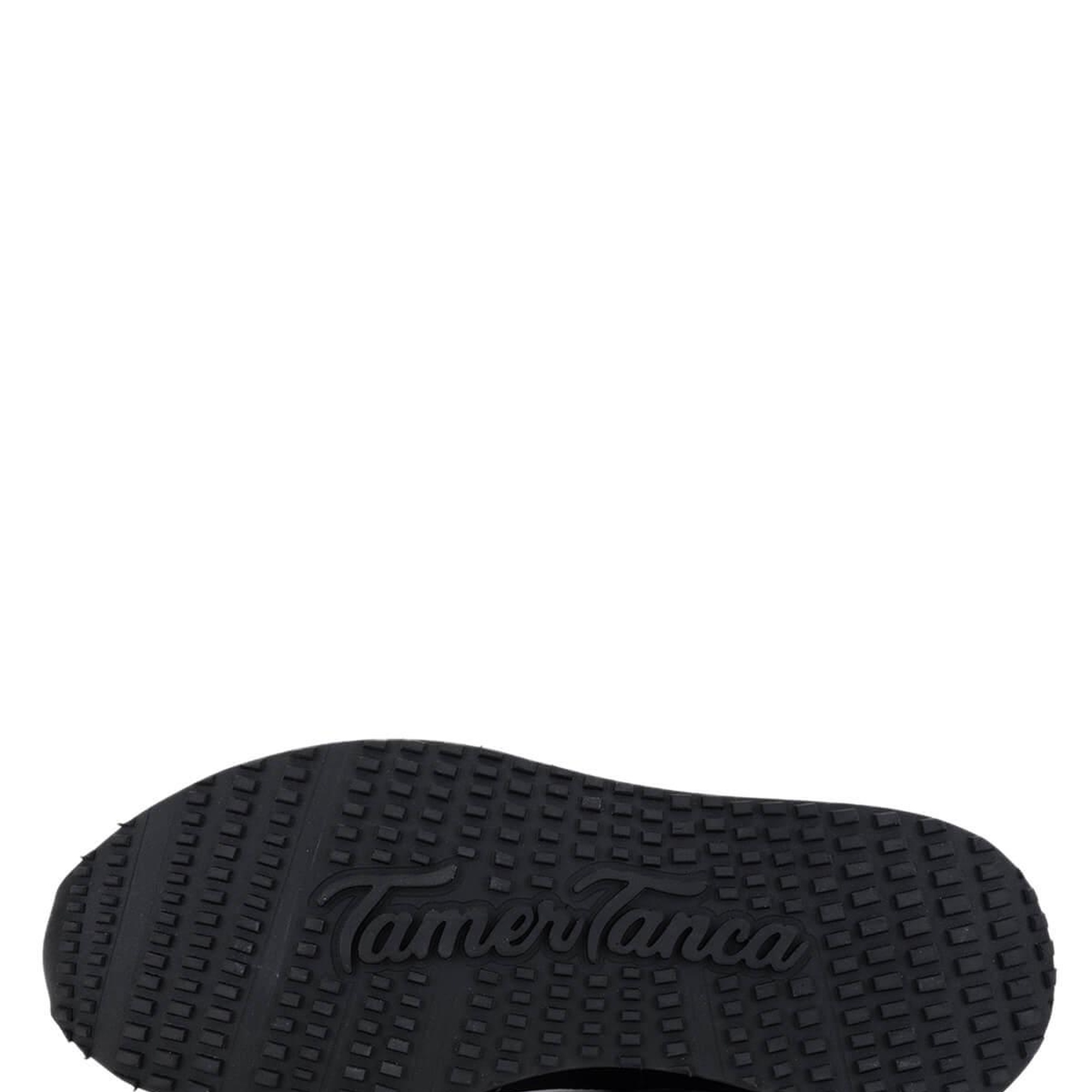 Tamer Tanca Erkek Hakiki Deri Siyah Kroko Sneakers & Spor Ayakkabı