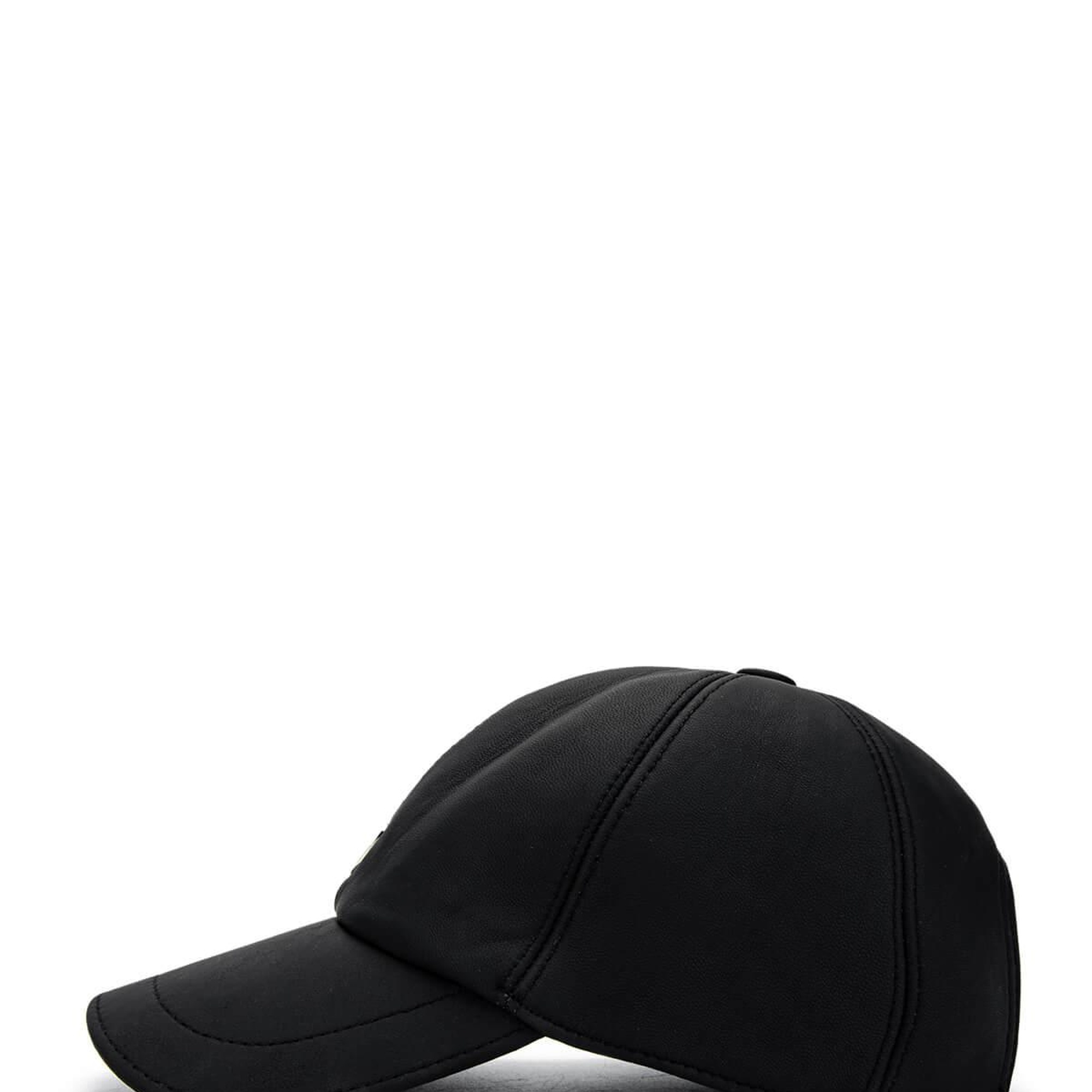 Tamer Tanca Erkek Hakiki Deri Siyah Şapka