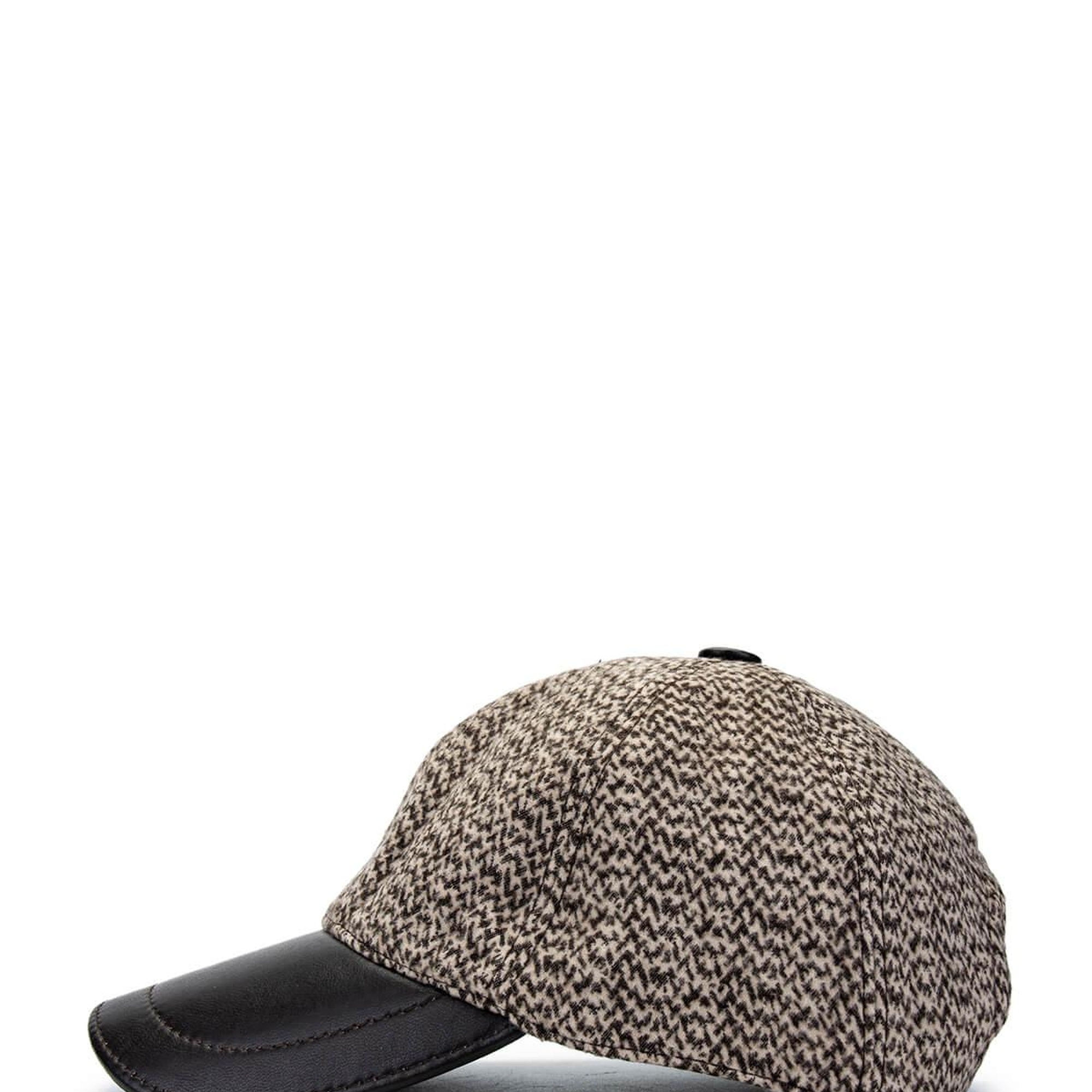 Tamer Tanca Erkek Deri & Tekstil Bej Şapka