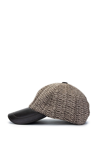  Tamer Tanca Erkek Deri & Tekstil Bej Şapka