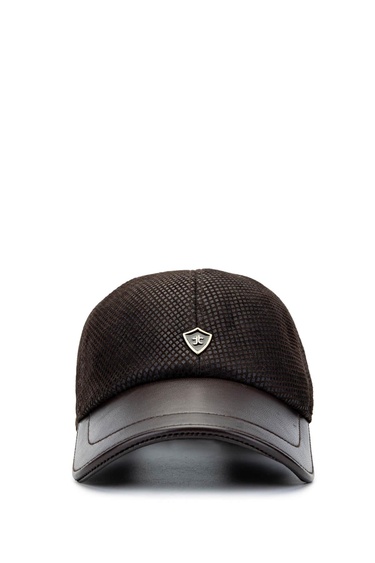  Tamer Tanca Erkek Deri & Tekstil Kahverengi Beyzbol Şapka