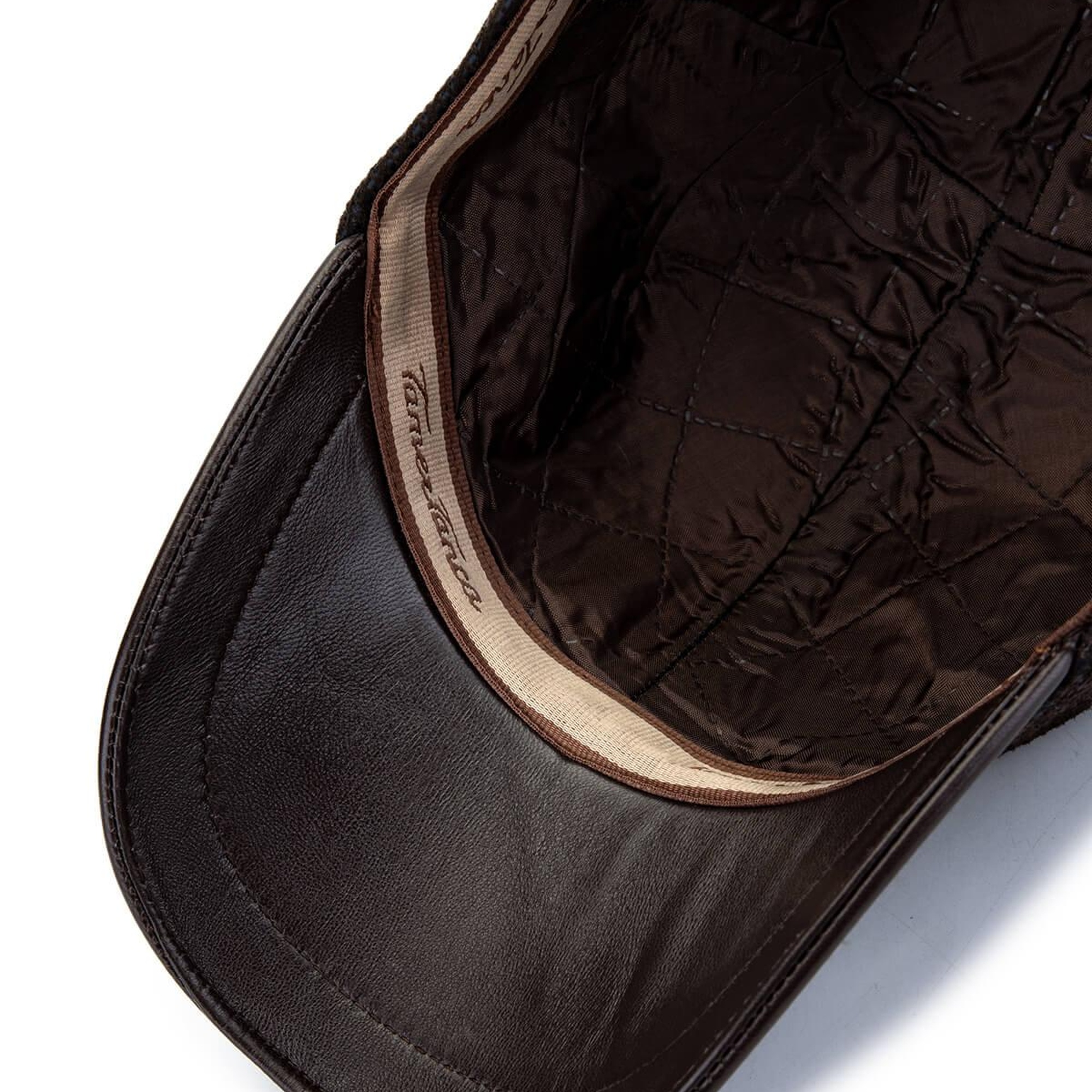 Tamer Tanca Erkek Deri & Tekstil Kahverengi Beyzbol Şapka