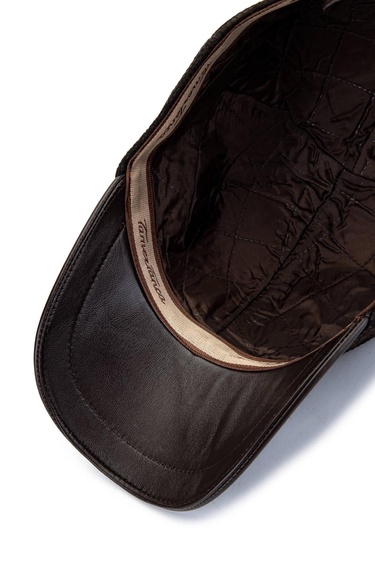  Tamer Tanca Erkek Deri & Tekstil Kahverengi Beyzbol Şapka