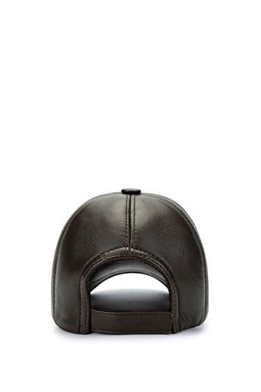  Tamer Tanca Erkek Hakiki Deri Haki Şapka