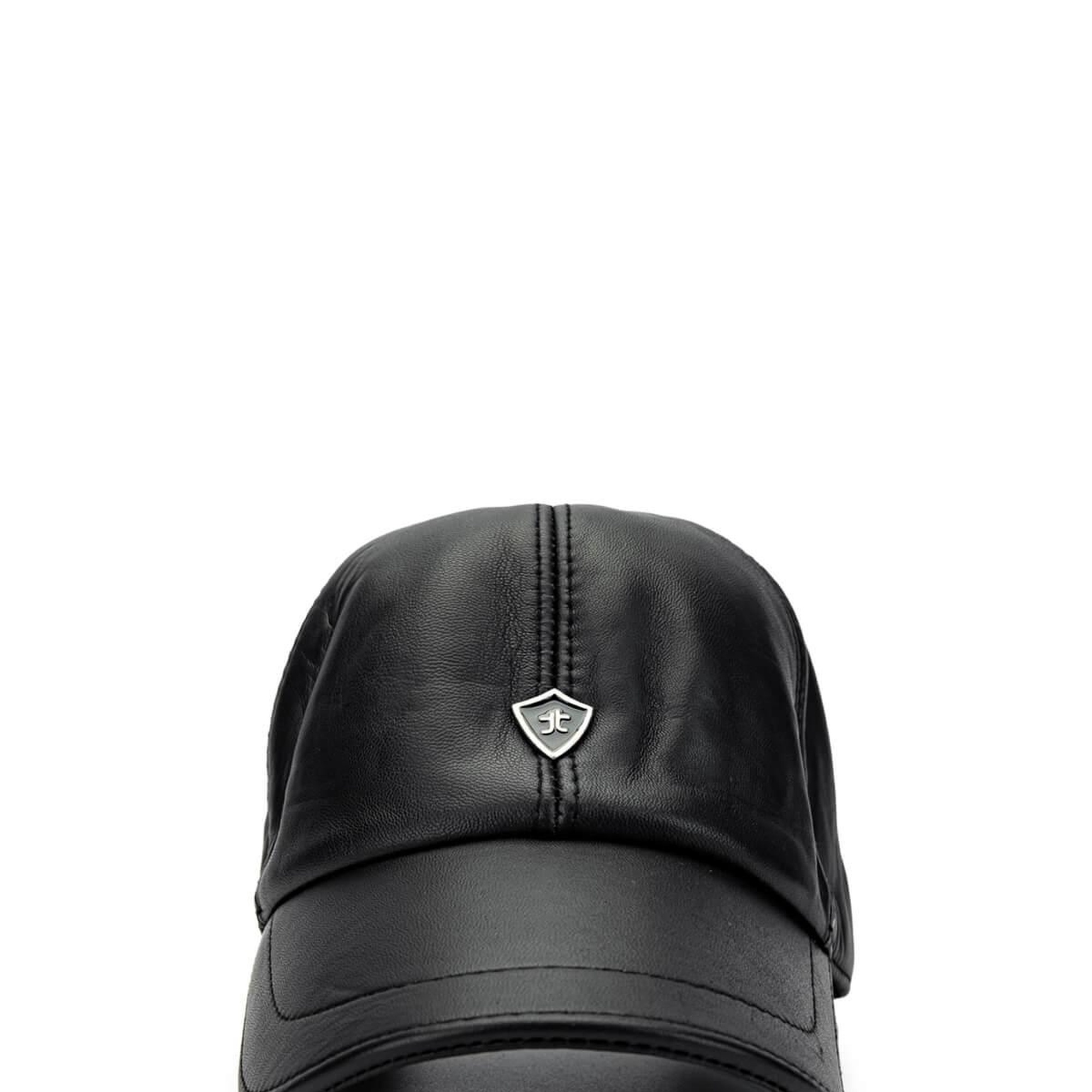 Tamer Tanca Erkek Hakiki Deri Siyah Şapka