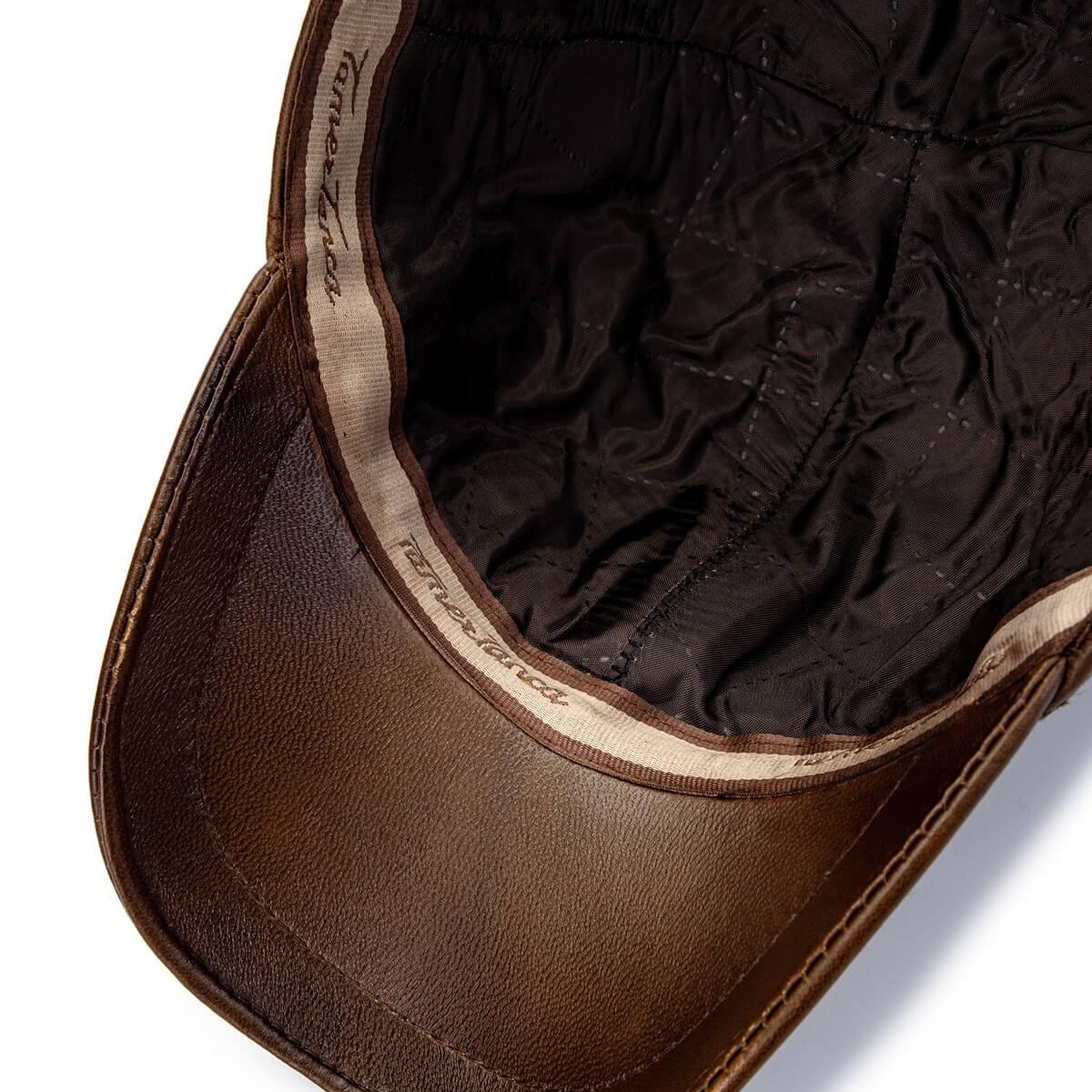 Tamer Tanca Erkek Hakiki Deri Taba Şapka