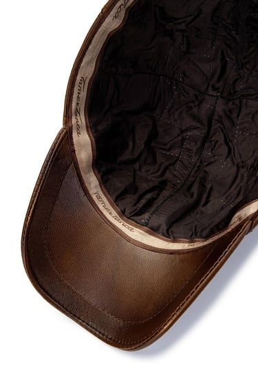  Tamer Tanca Erkek Hakiki Deri Taba Şapka