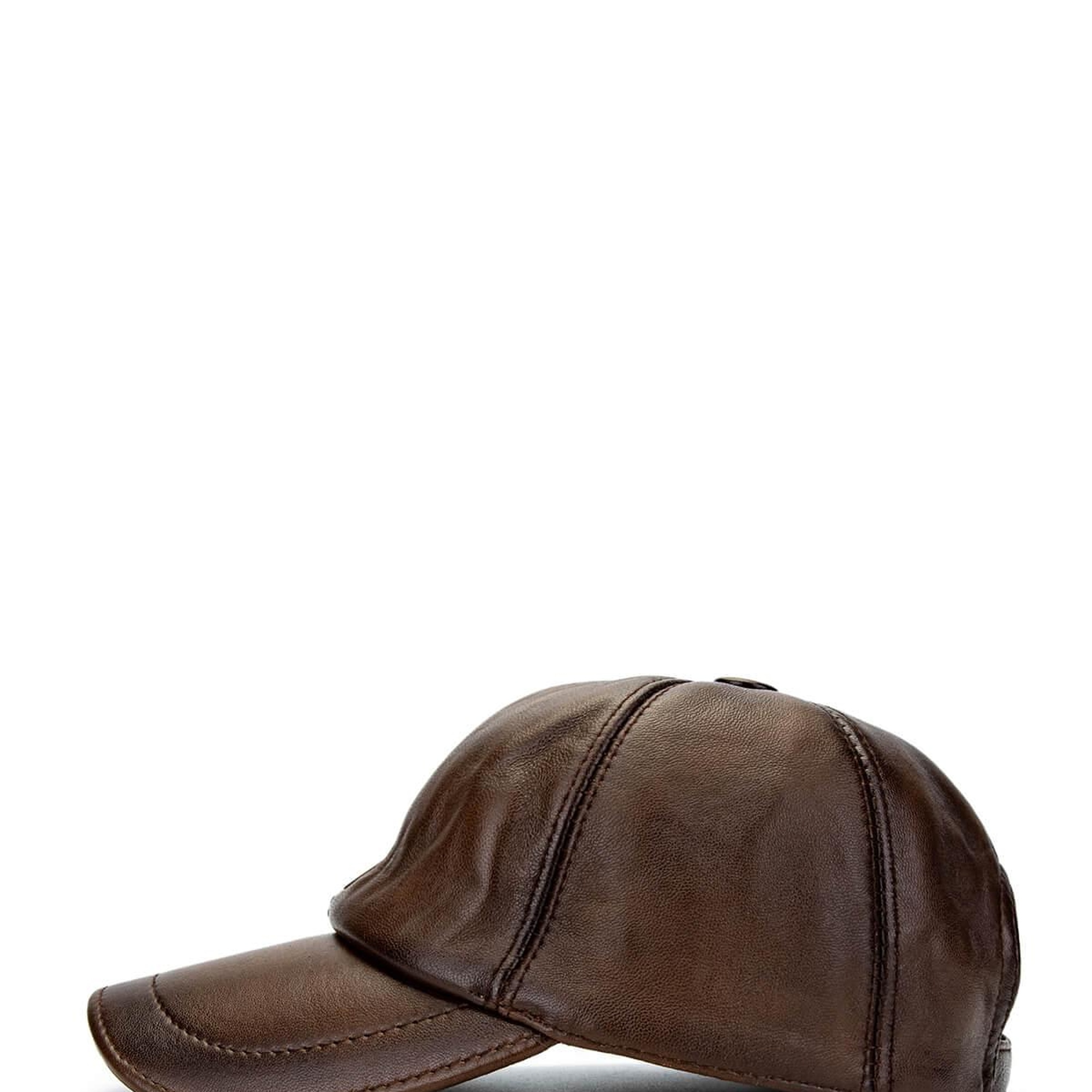 Tamer Tanca Erkek Hakiki Deri Taba Şapka