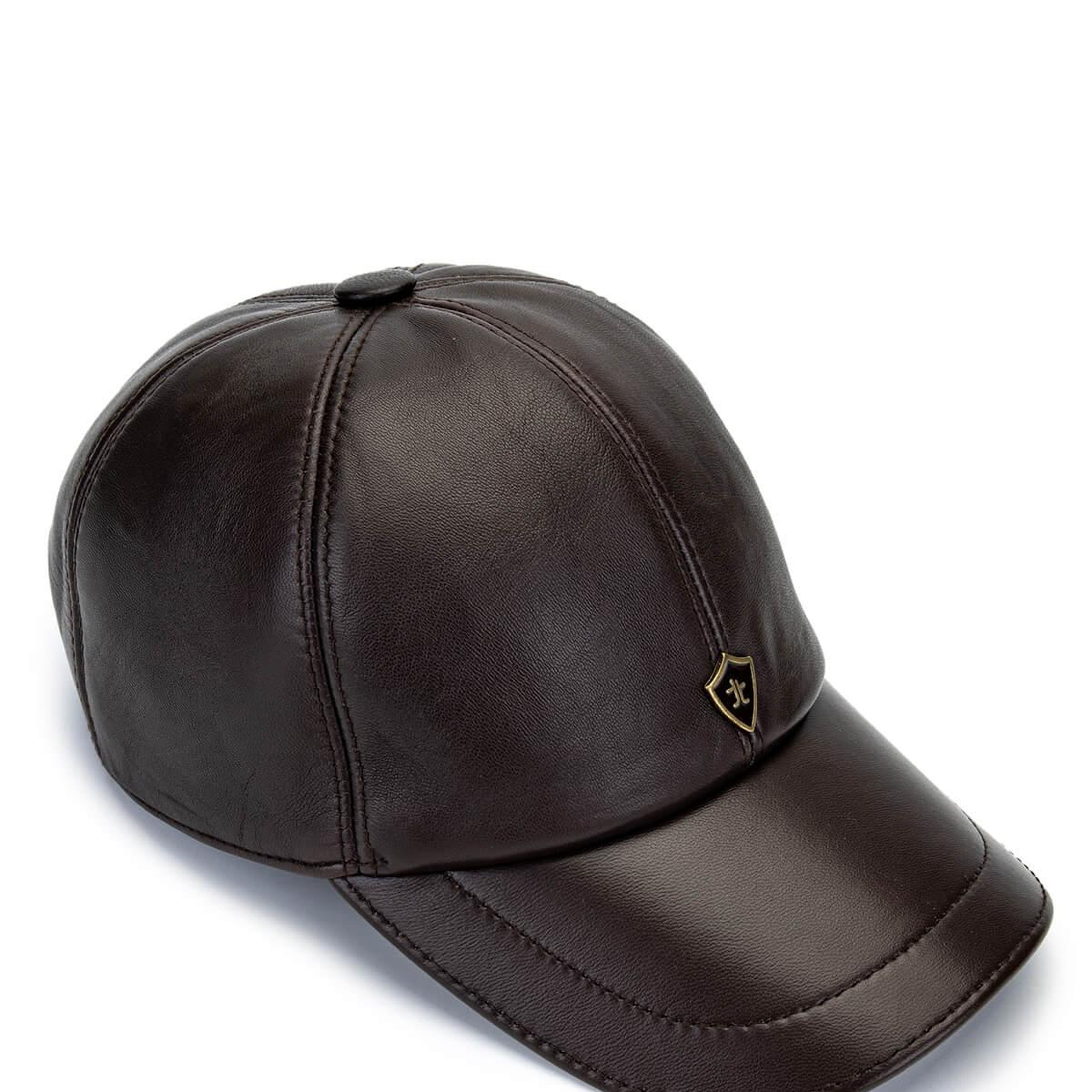 Tamer Tanca Erkek Hakiki Deri Kahverengi Şapka