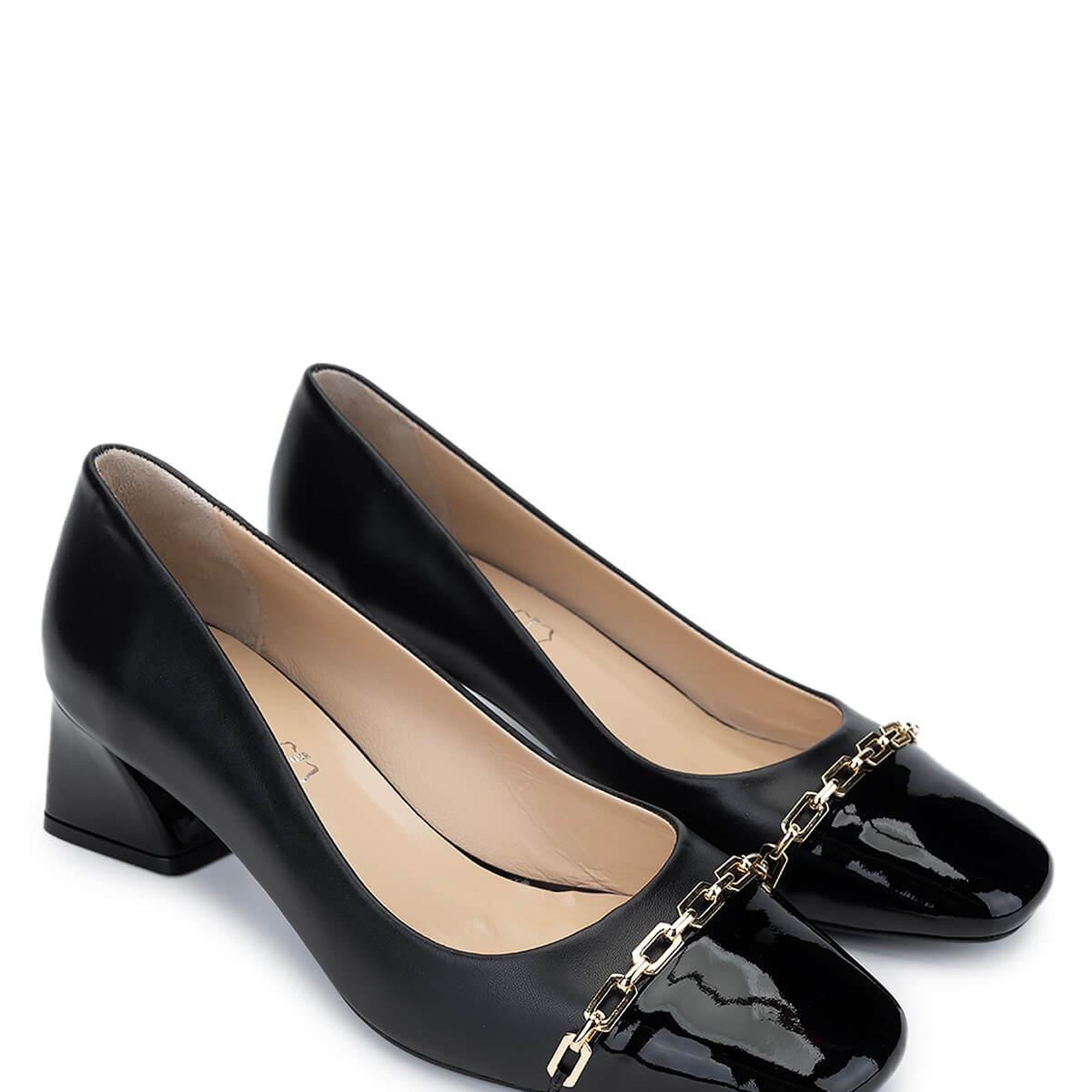 Tamer Tanca Kadın Hakiki Deri Siyah Topuklu Ayakkabı