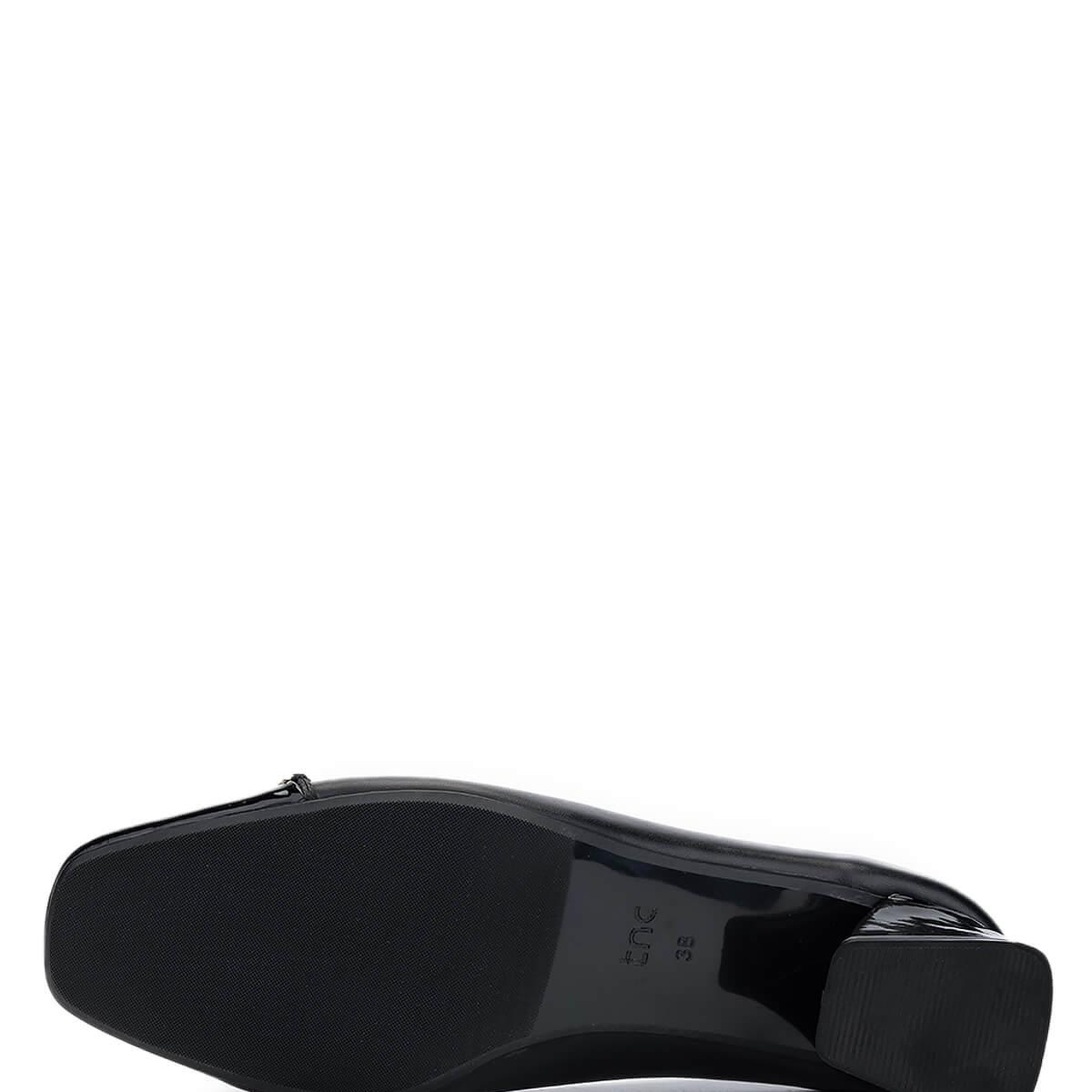 Tamer Tanca Kadın Hakiki Deri Siyah Topuklu Ayakkabı