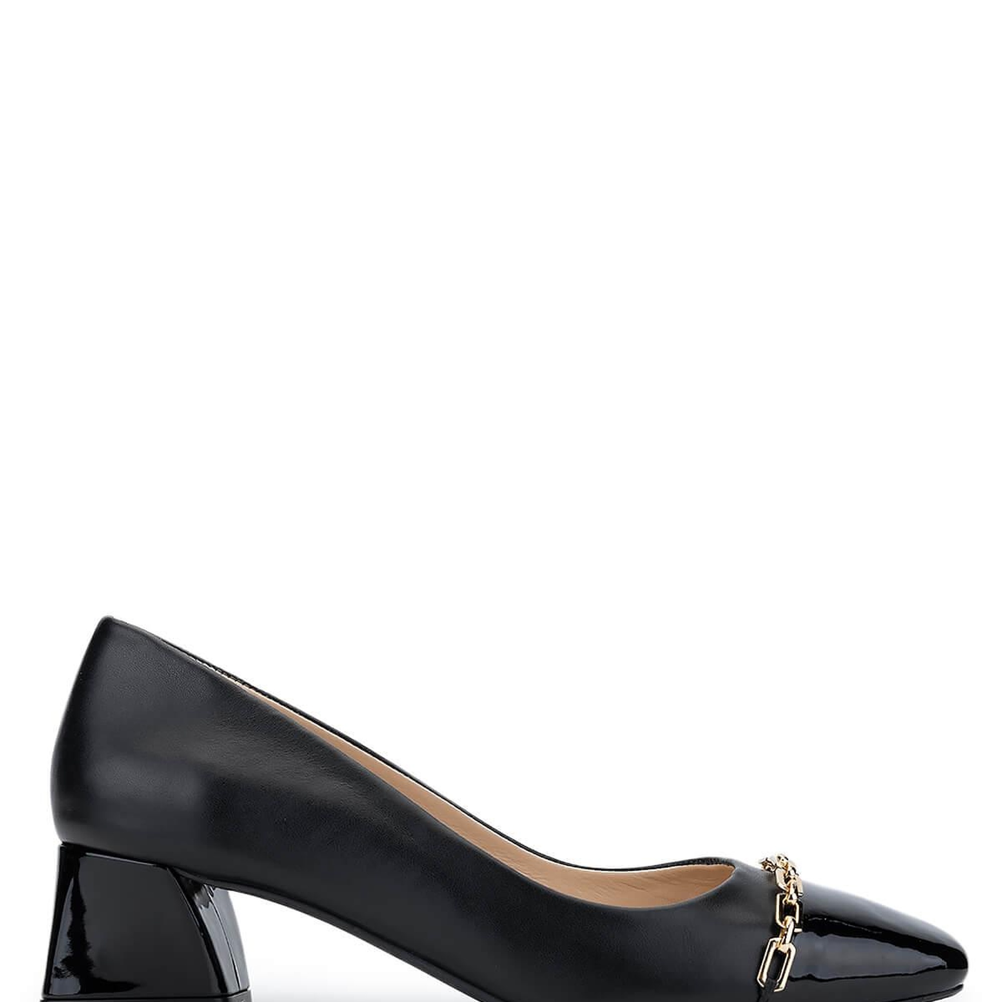 Tamer Tanca Kadın Hakiki Deri Siyah Topuklu Ayakkabı