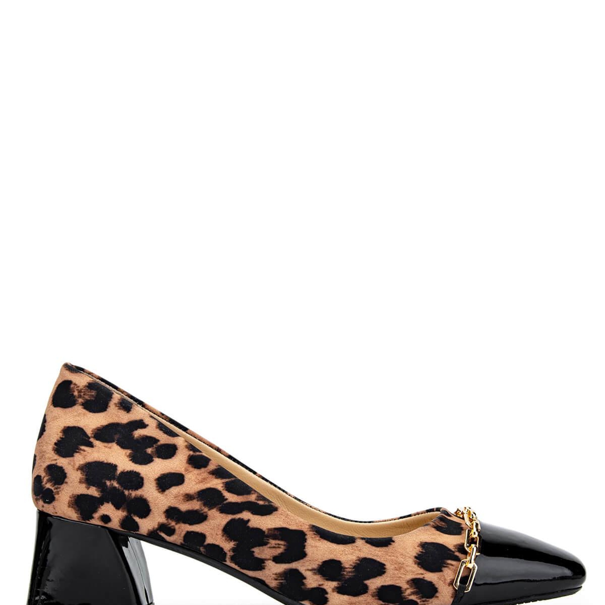 Tamer Tanca Kadın Hakiki Deri Leopar Topuklu Ayakkabı