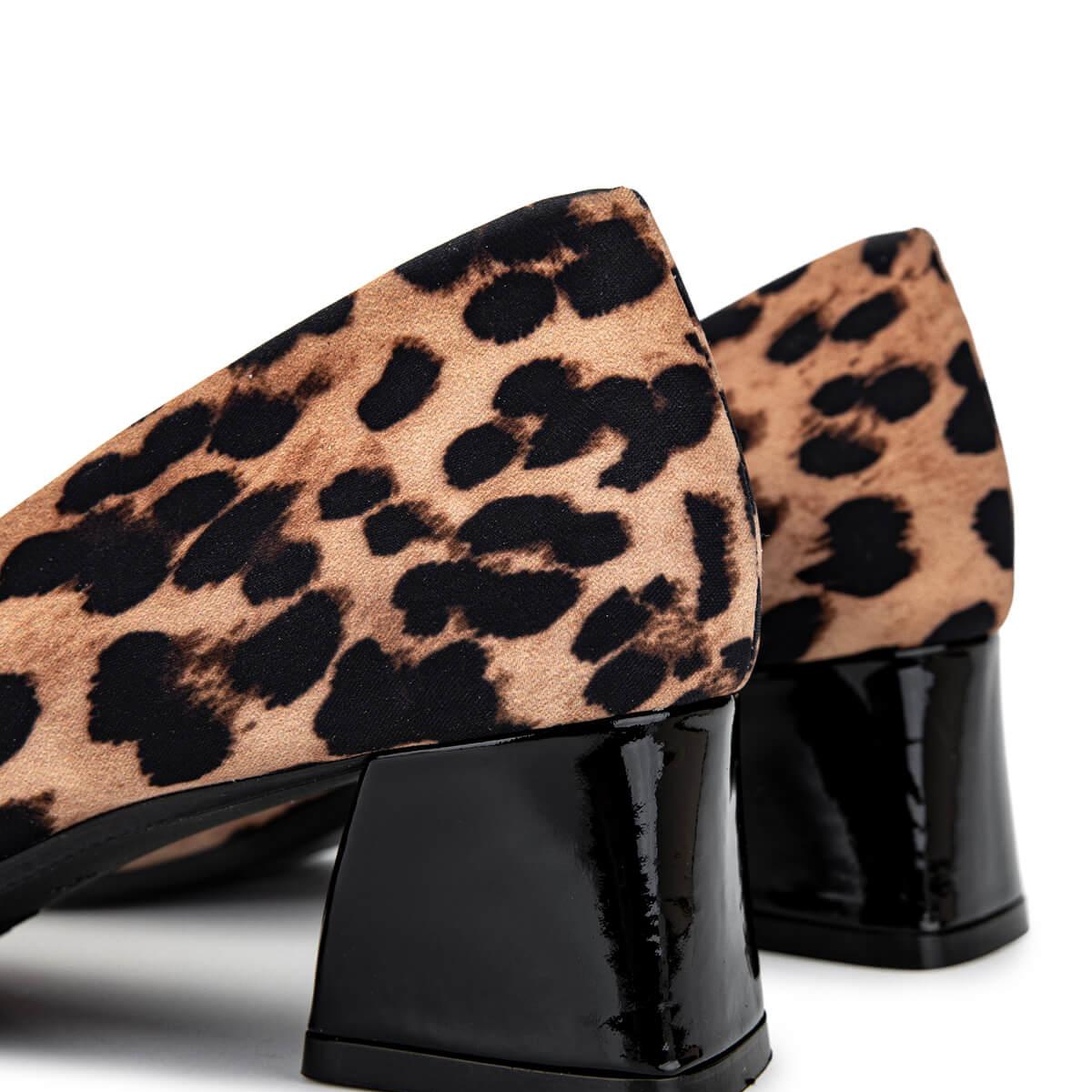 Tamer Tanca Kadın Hakiki Deri Leopar Topuklu Ayakkabı