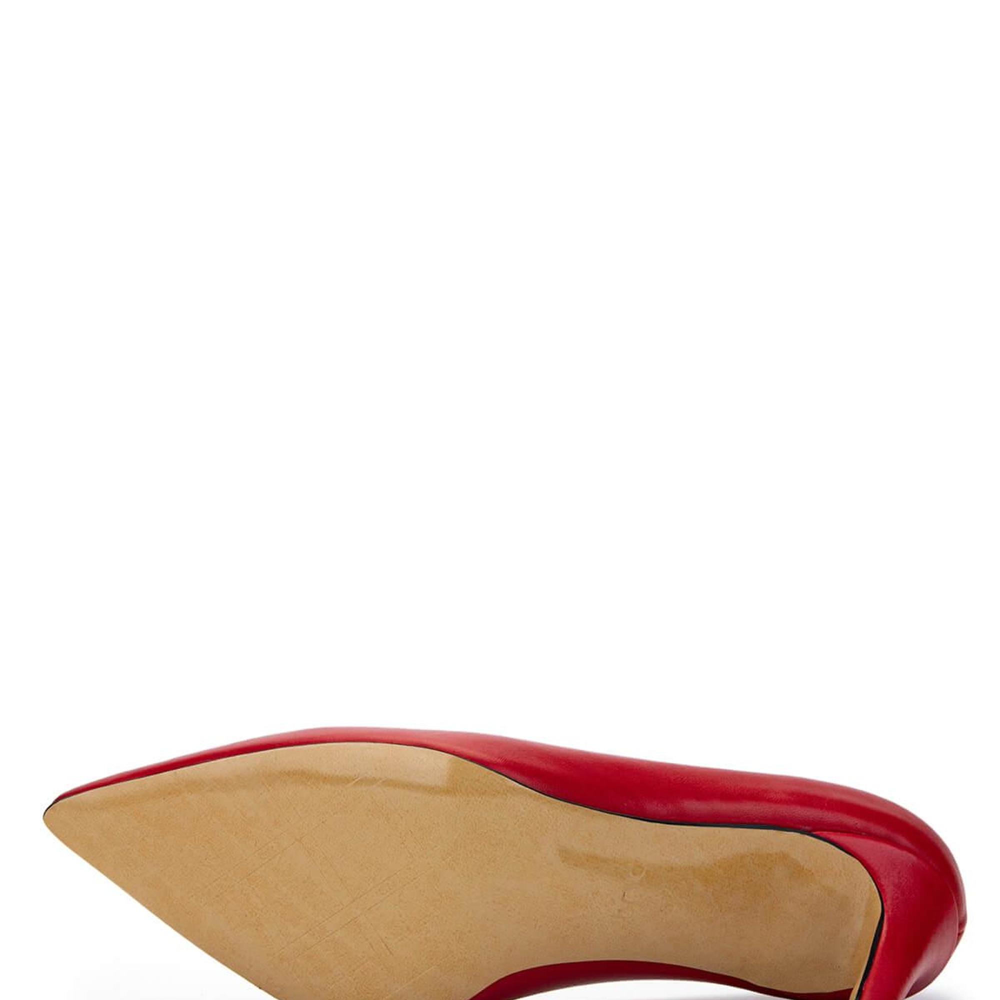 Tamer Tanca Kadın Hakiki Deri Kırmızı Topuklu Ayakkabı