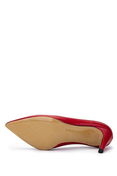  Tamer Tanca Kadın Hakiki Deri Kırmızı Topuklu Ayakkabı