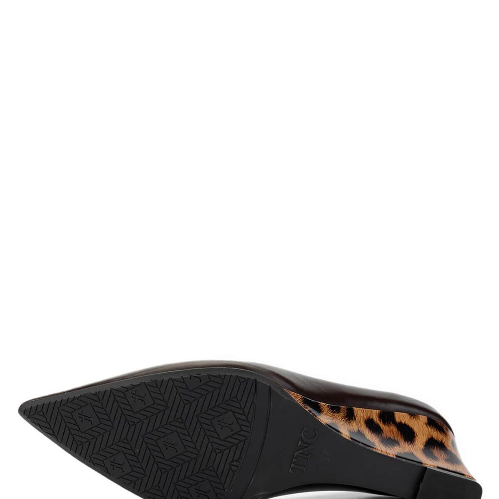 Tamer Tanca Kadın Hakiki Deri Kahverengi Topuklu Ayakkabı